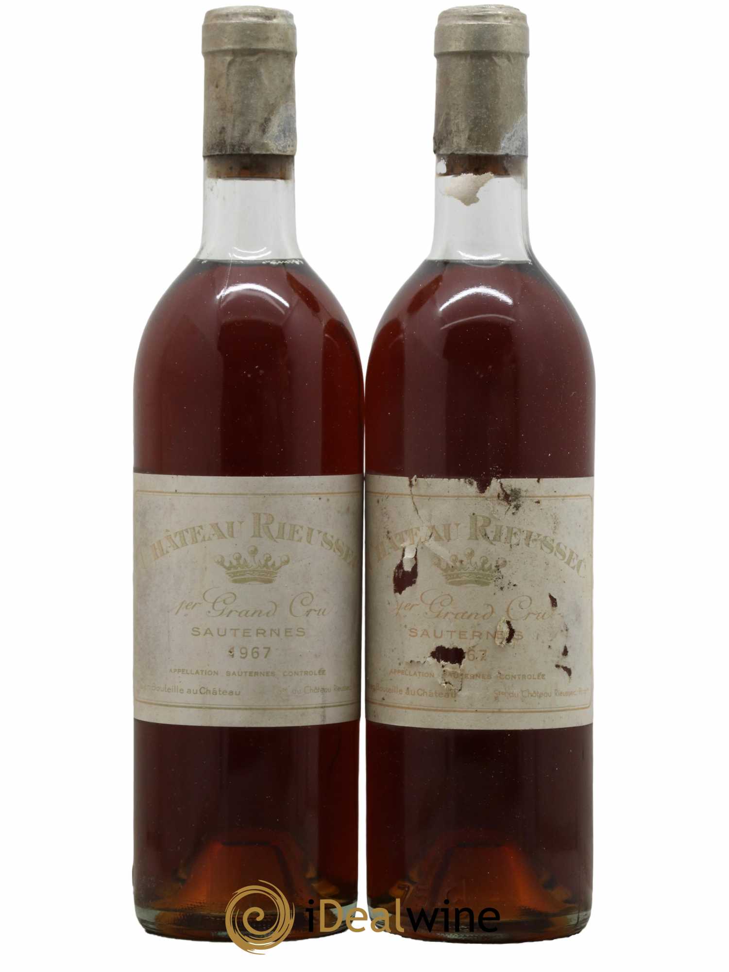 Château Rieussec 1er Grand Cru Classé 1967 - Lotto di 2 bottiglie - 0