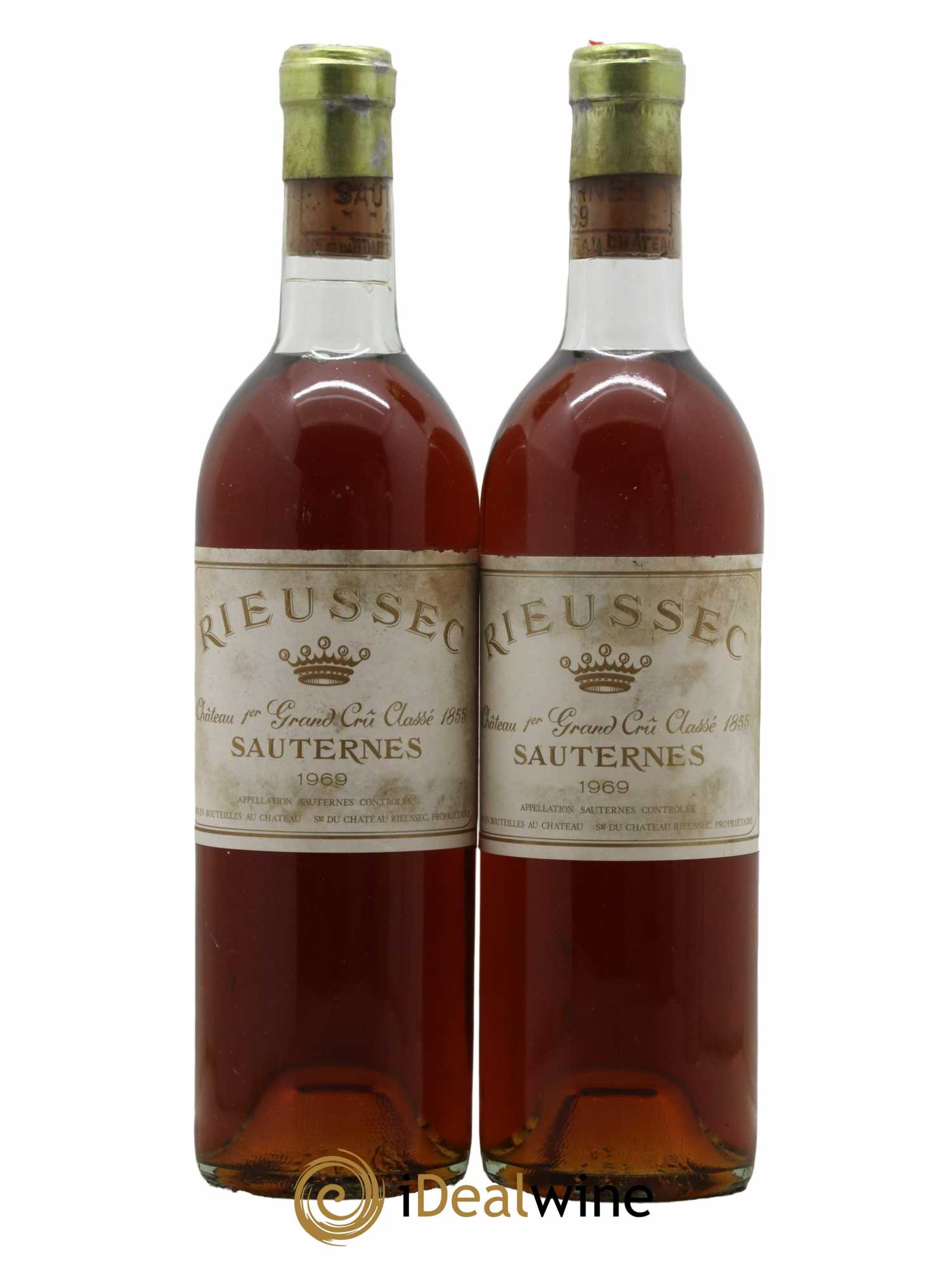 Château Rieussec 1er Grand Cru Classé 1969 - Lotto di 2 bottiglie - 0