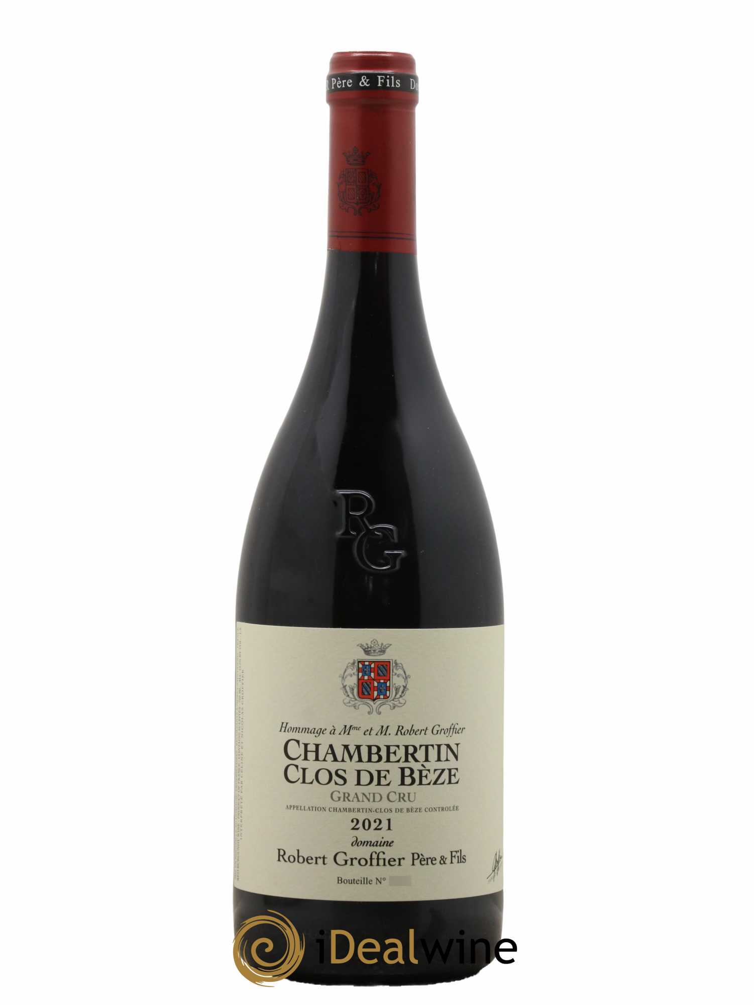 Chambertin Clos de Bèze Grand Cru Robert Groffier Père & Fils (Domaine) 2021 - Lot de 1 bouteille - 0