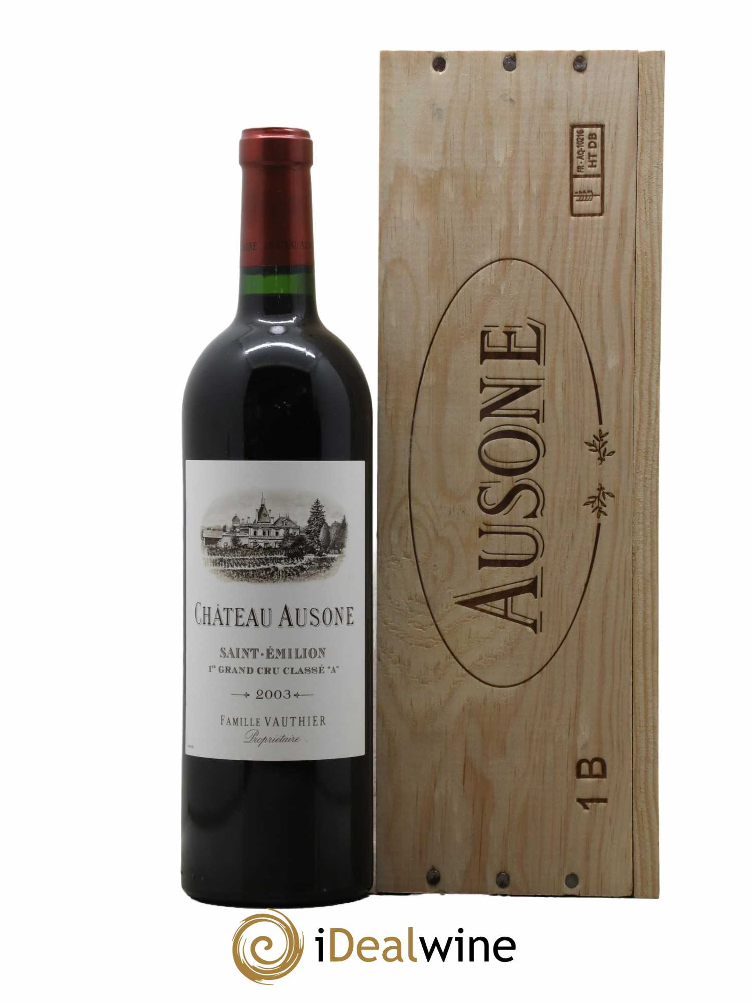 Château Ausone 1er Grand Cru Classé A 2003 - Lot de 1 bouteille - 0