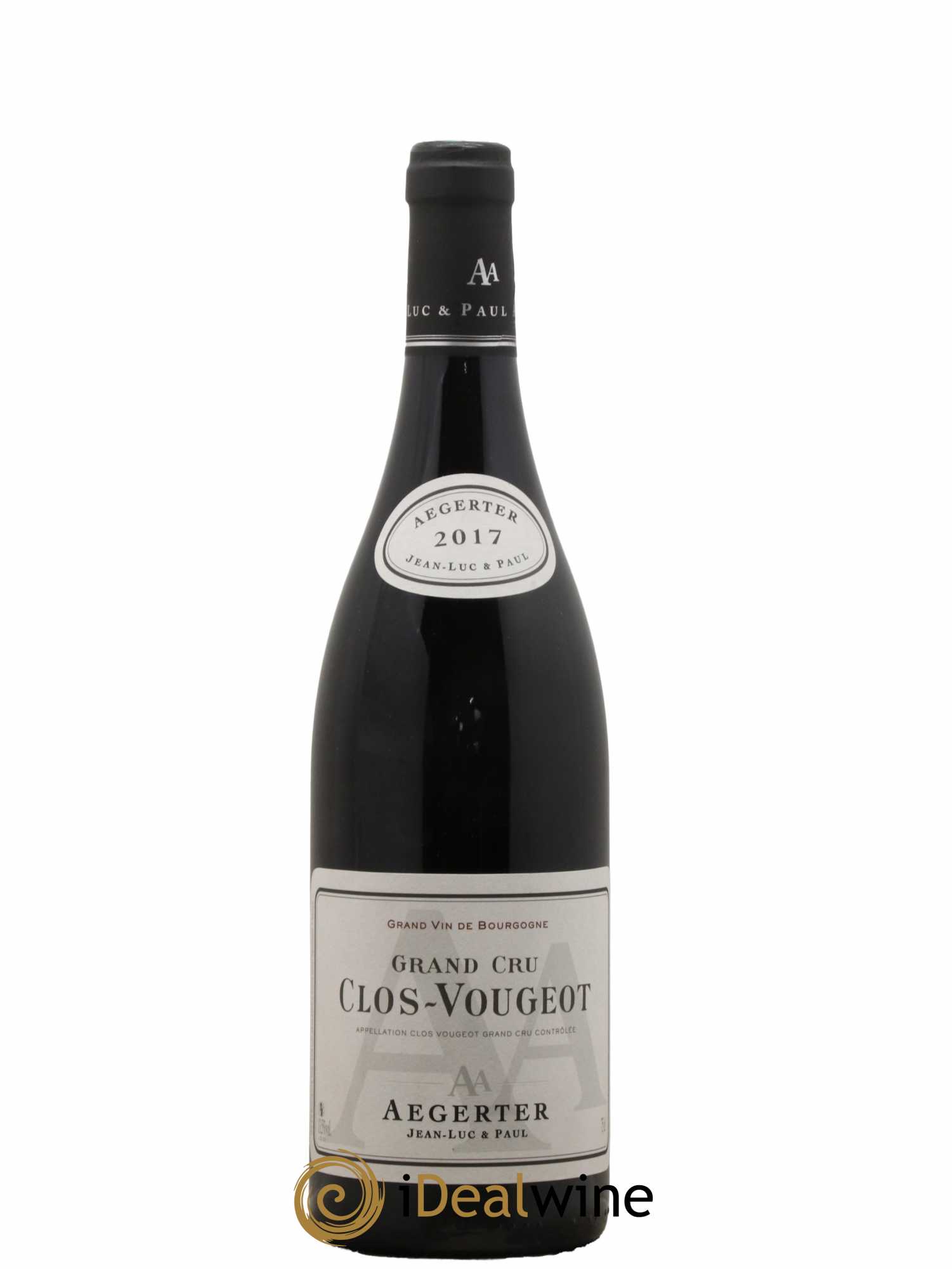 Clos de Vougeot Grand Cru Aegerter 2017 - Lot de 1 bouteille - 0