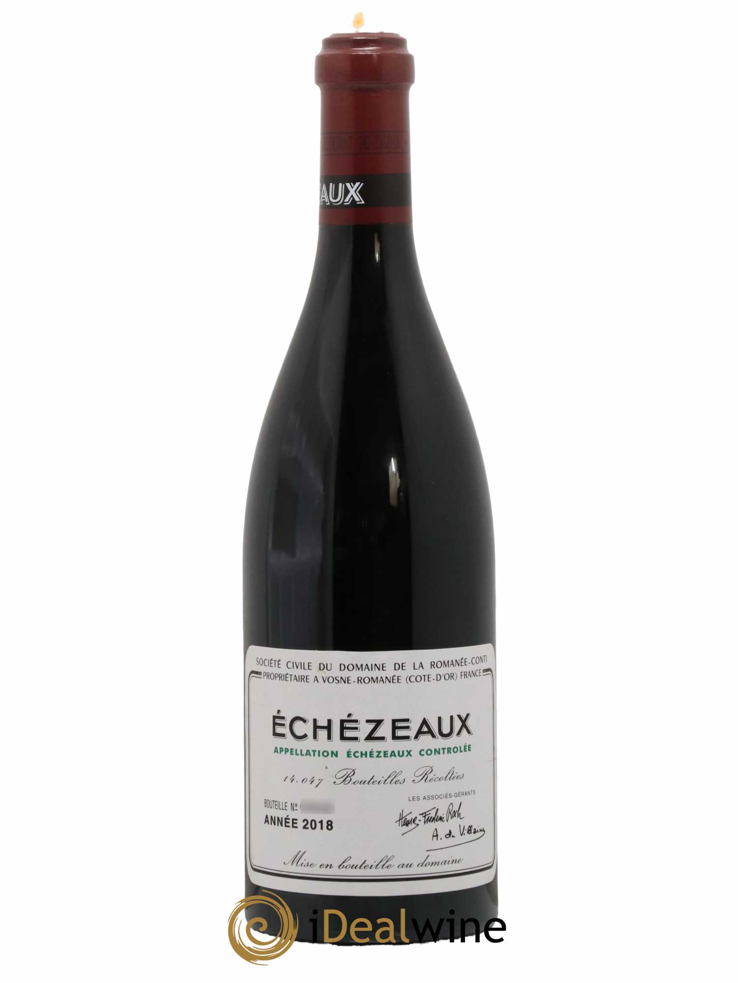Echezeaux Grand Cru Domaine de la Romanée-Conti 2018 - Lot de 1 bouteille - 0
