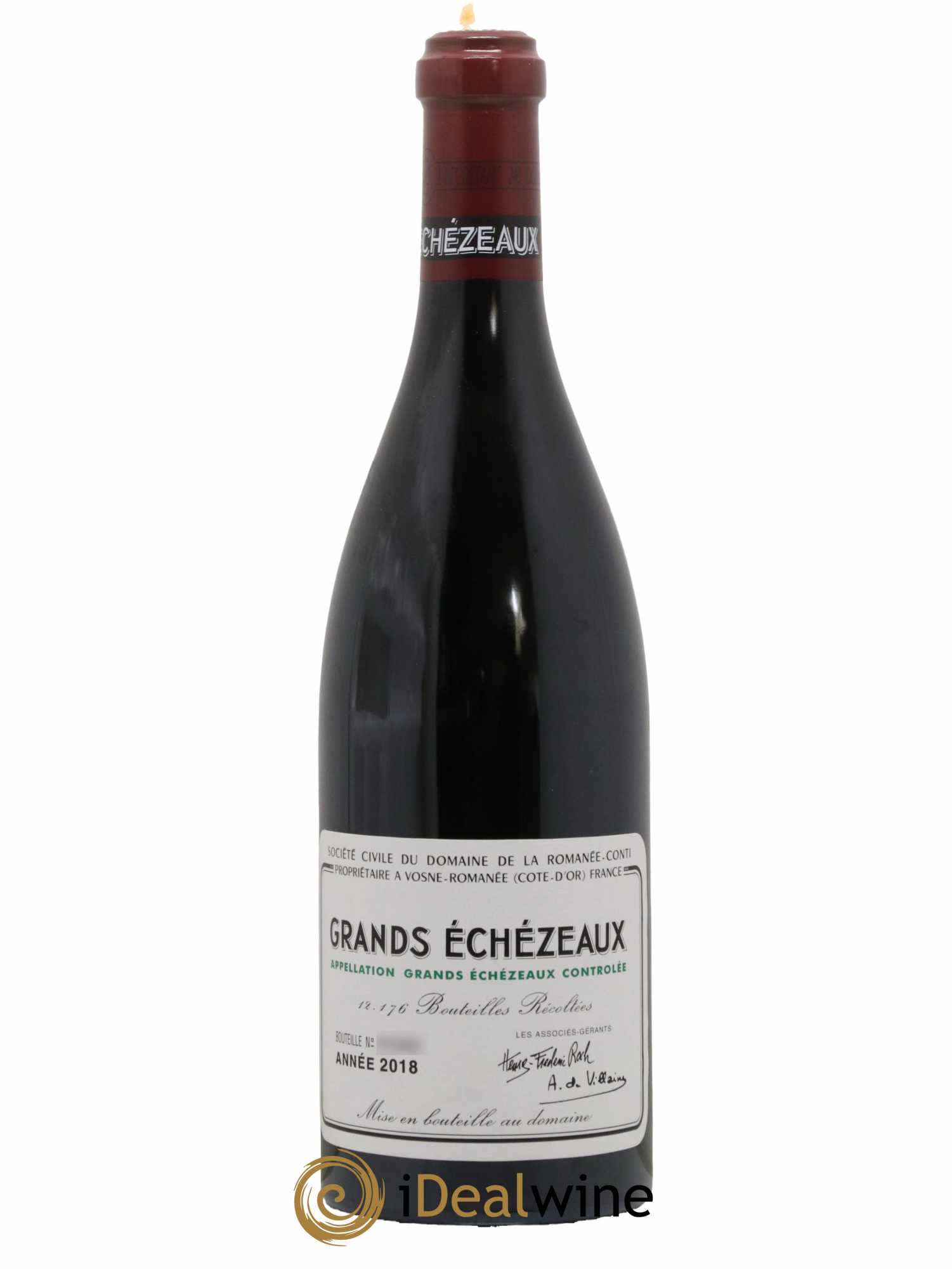 Grands-Echezeaux Grand Cru Domaine de la Romanée-Conti 2018 - Lot de 1 bouteille - 0