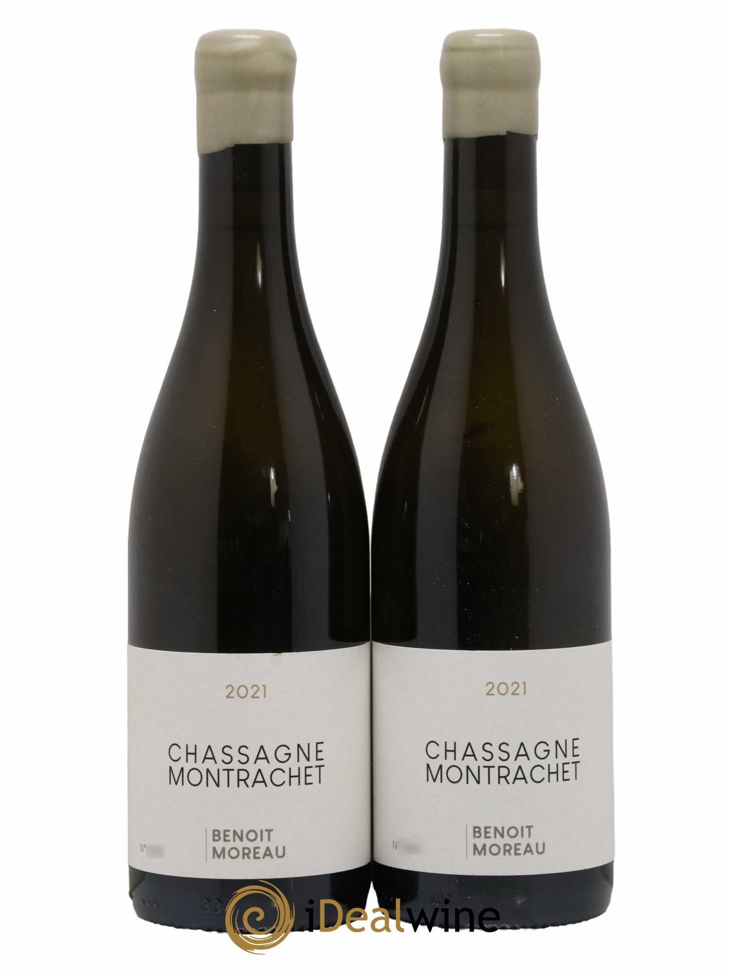 Chassagne-Montrachet Domaine Benoit Moreau 2021 - Lot de 2 bouteilles - 0