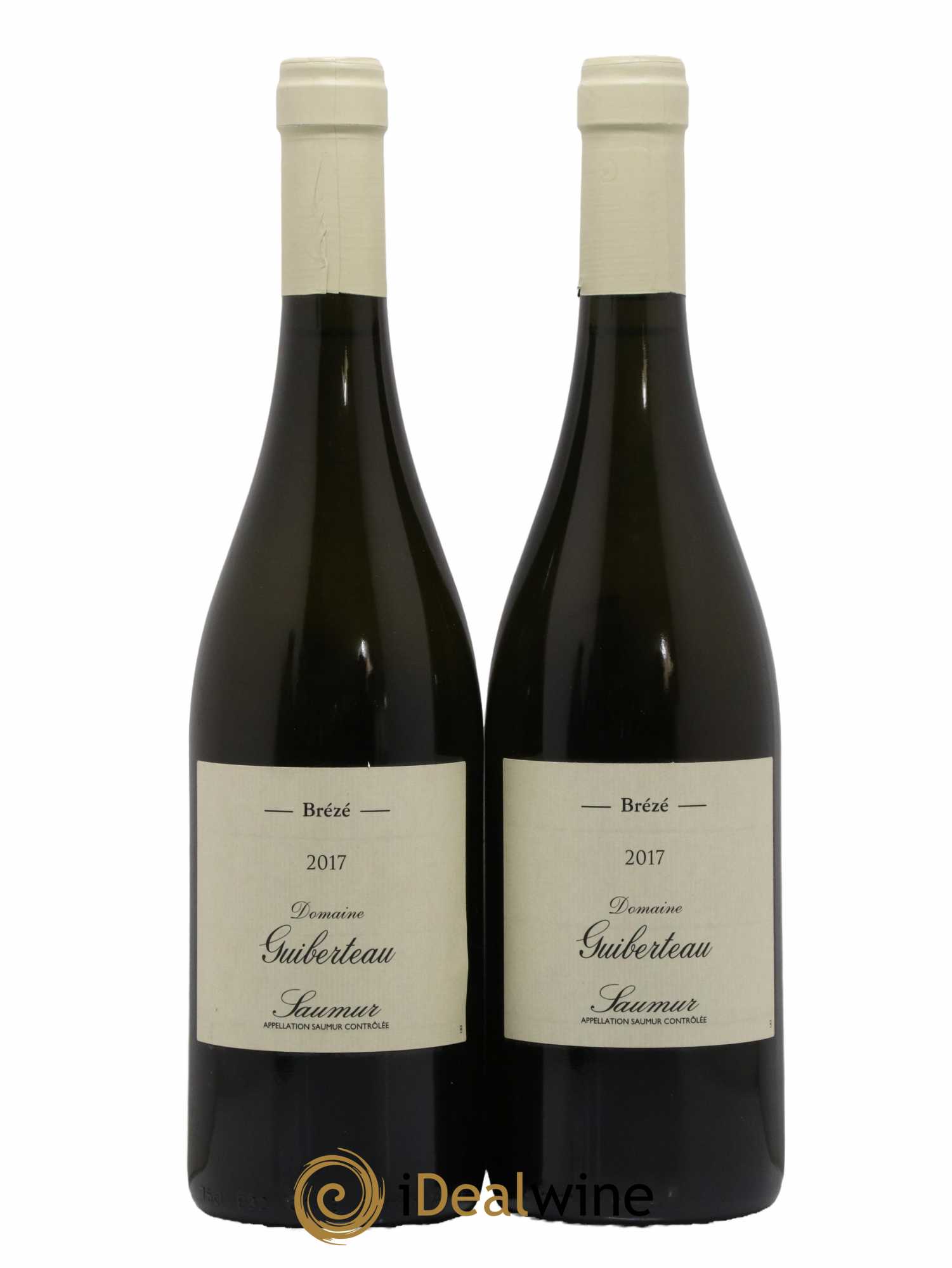 Saumur Brézé Domaine Guiberteau 2017 - Lot de 2 bouteilles - 0