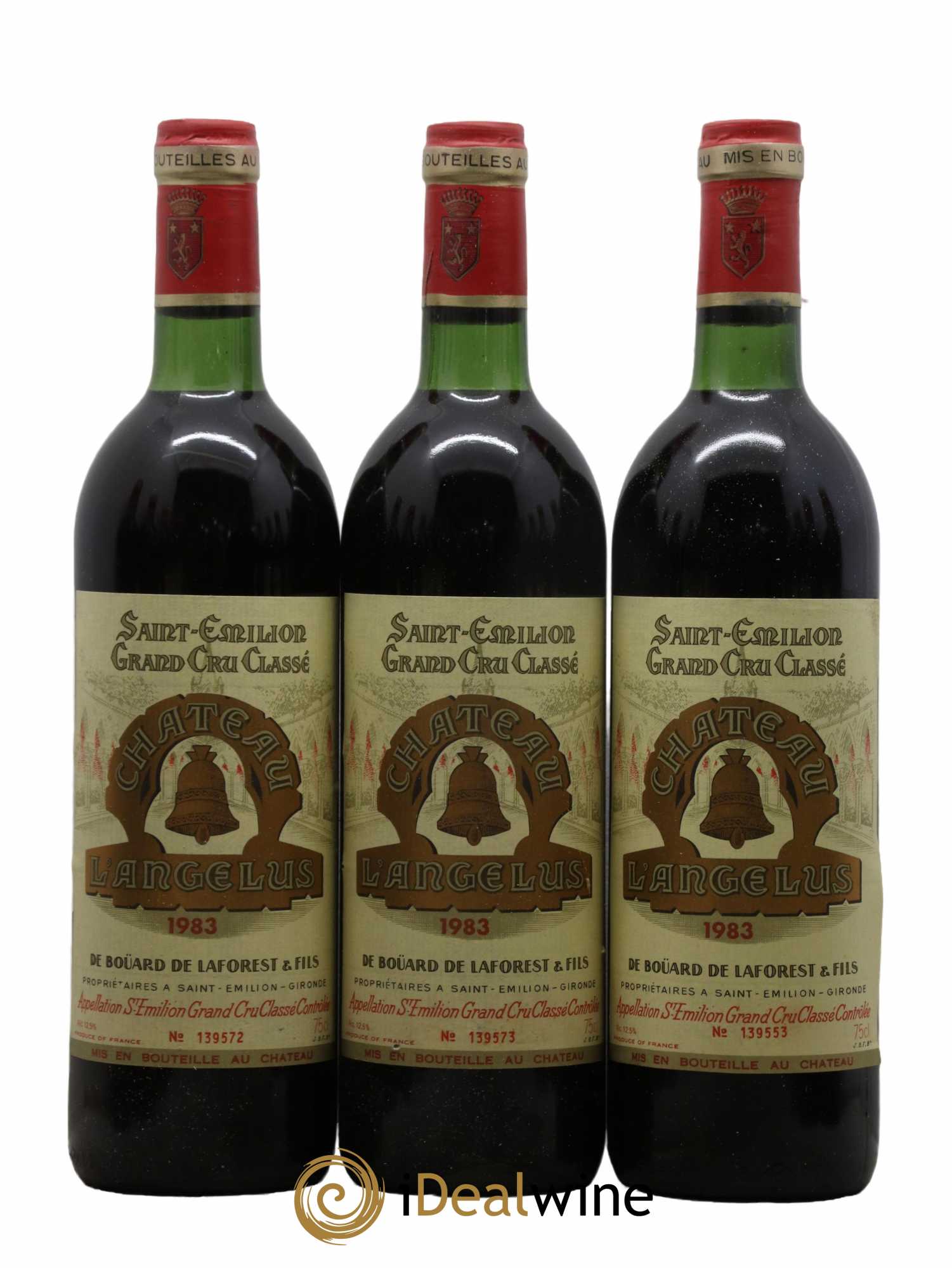 Château Angélus 1er Grand Cru Classé A 1983 - Lot de 12 bouteilles - 1