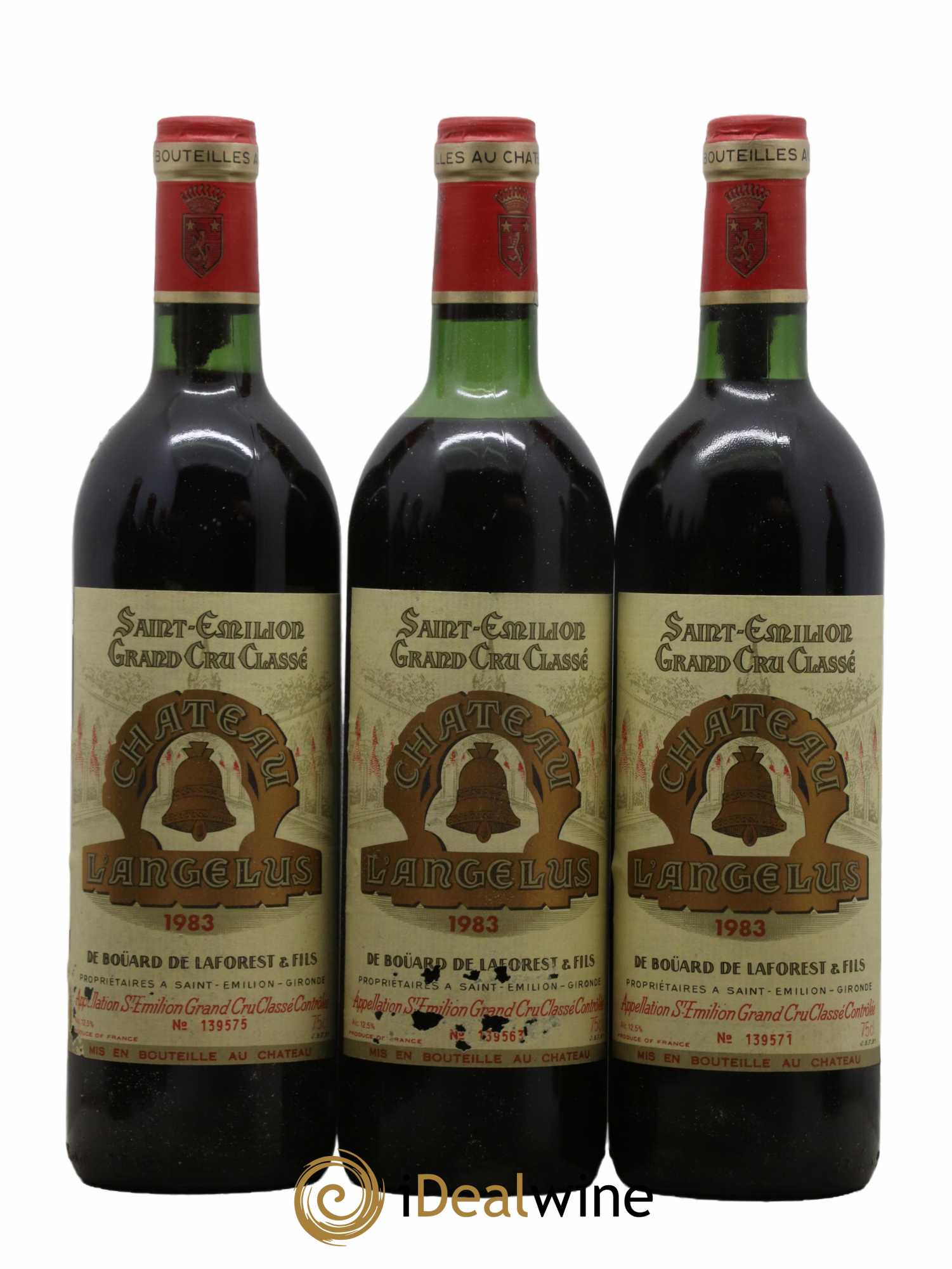 Château Angélus 1er Grand Cru Classé A 1983 - Lot de 12 bouteilles - 2