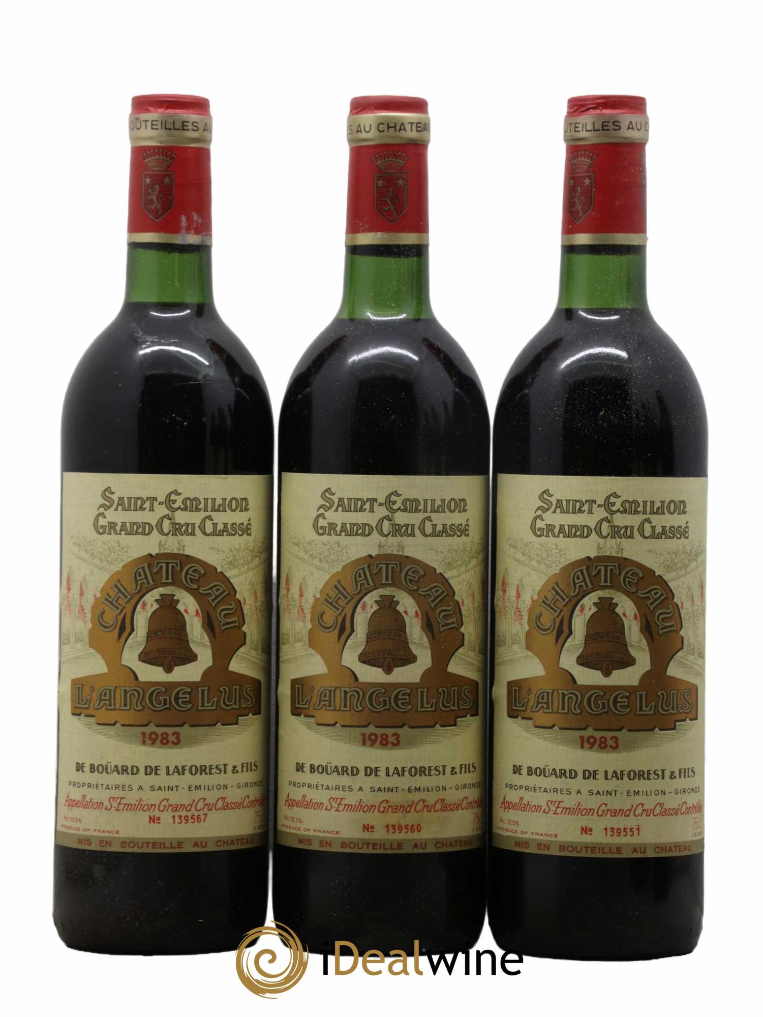 Château Angélus 1er Grand Cru Classé A 1983 - Lot de 12 bouteilles - 4