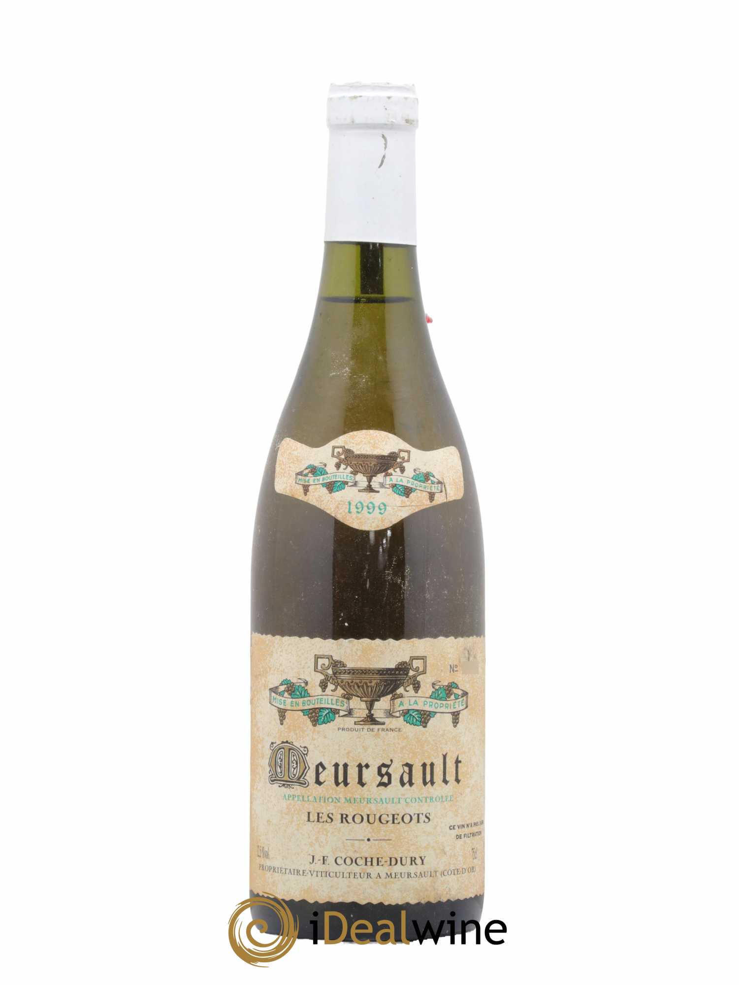 Meursault Les Rougeots Coche Dury (Domaine) 1999 - Lot de 1 bouteille - 0