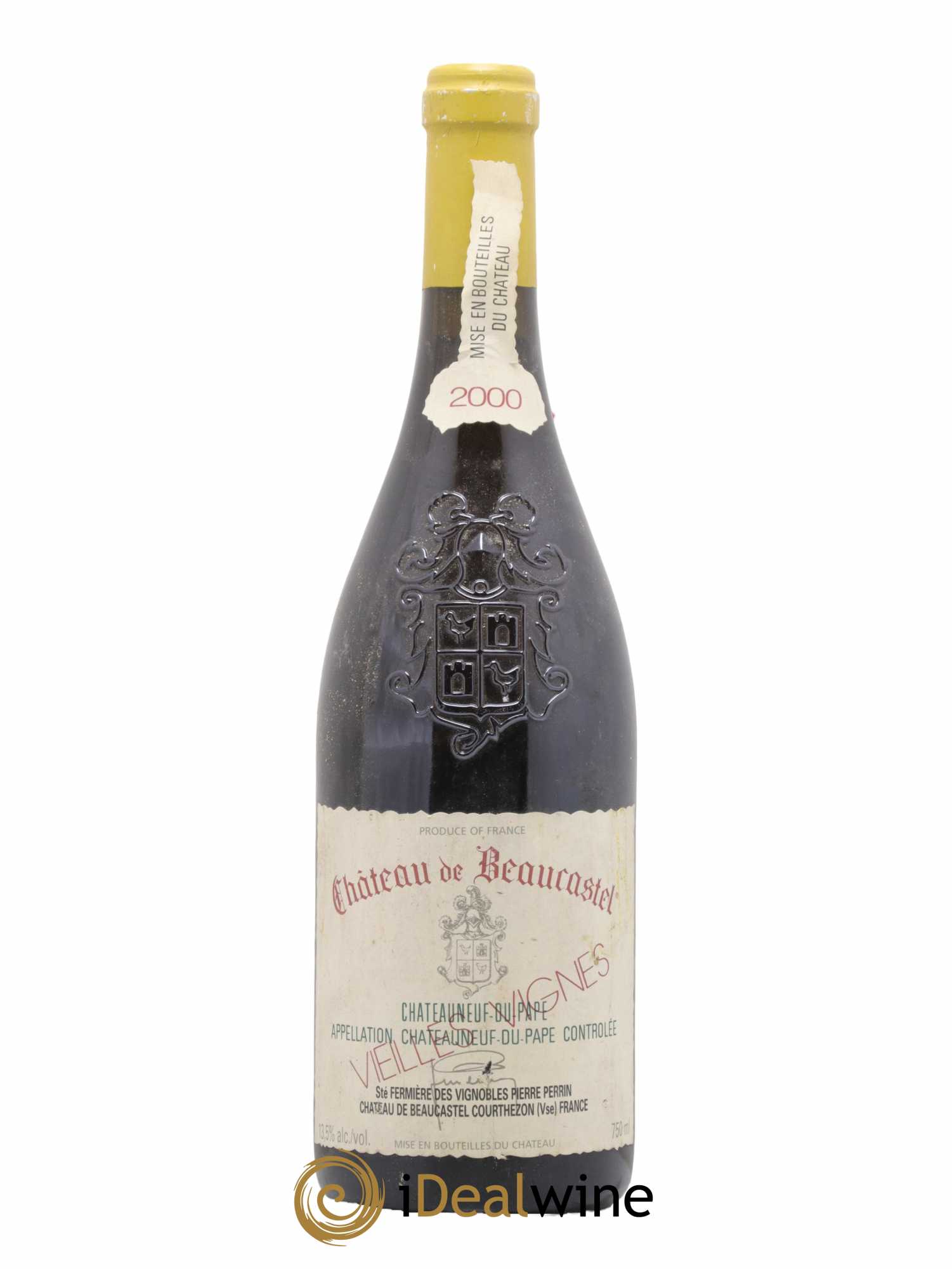 Châteauneuf-du-Pape Château de Beaucastel Vieilles vignes Roussanne Famille Perrin 2000 - Lot de 1 bouteille - 0