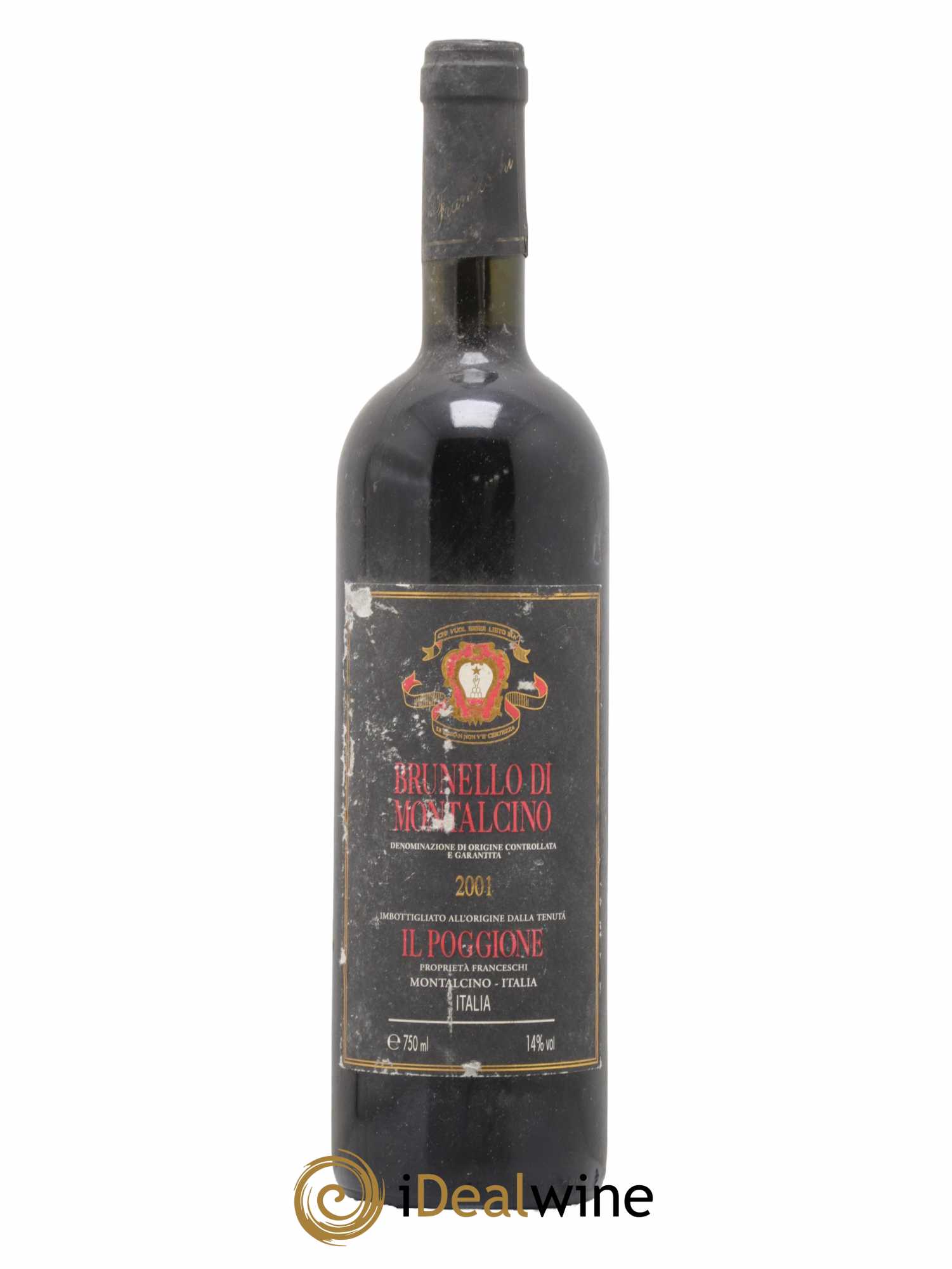 Brunello di Montalcino DOCG Il Poggione Lavinio Franceschi 2001 - Lot de 1 bouteille - 0