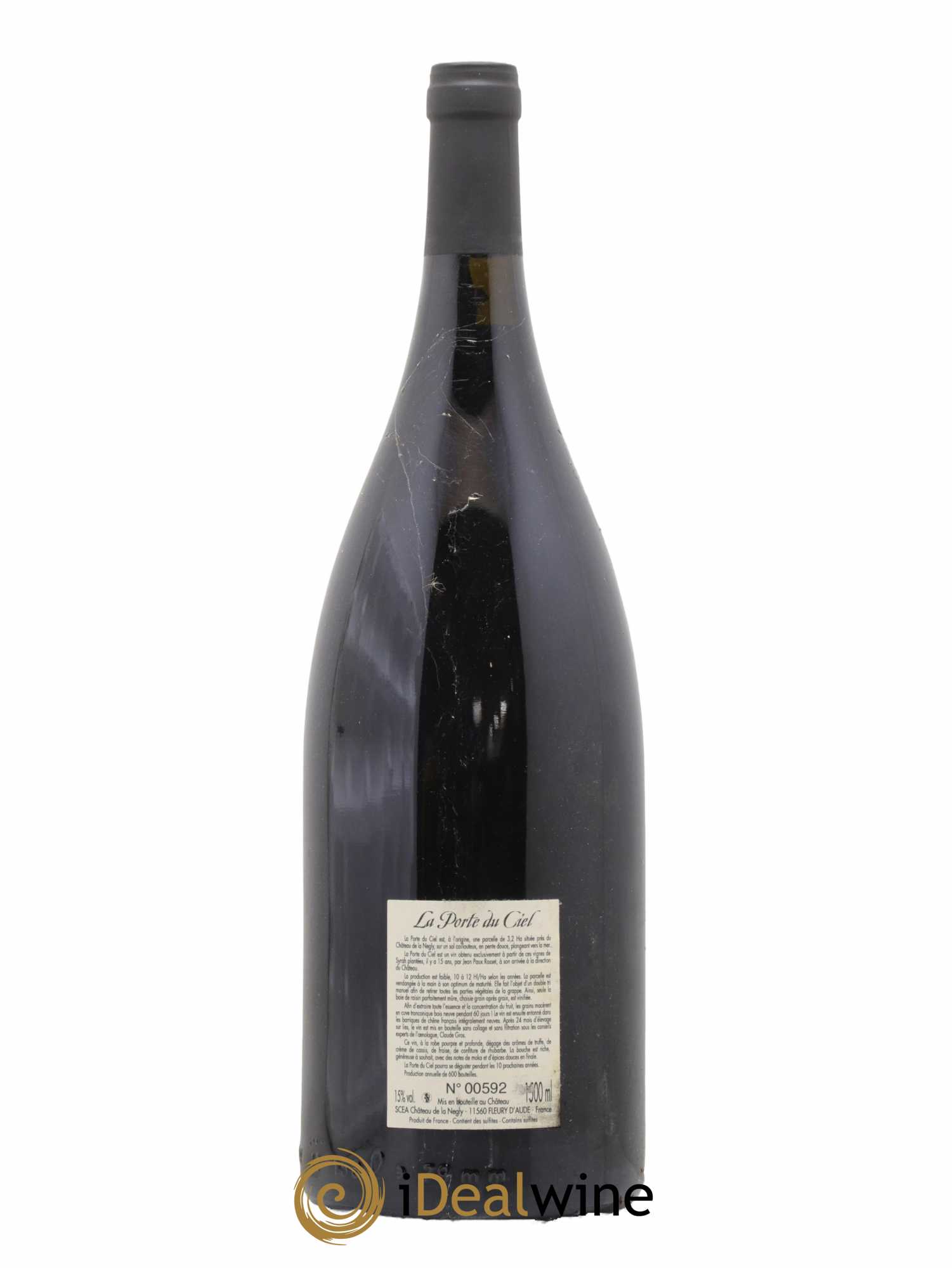 Coteaux du Languedoc La Clape Château de La Négly La Porte du Ciel Jean Paux-Rosset 2011 - Posten von 1 Magnum - 2