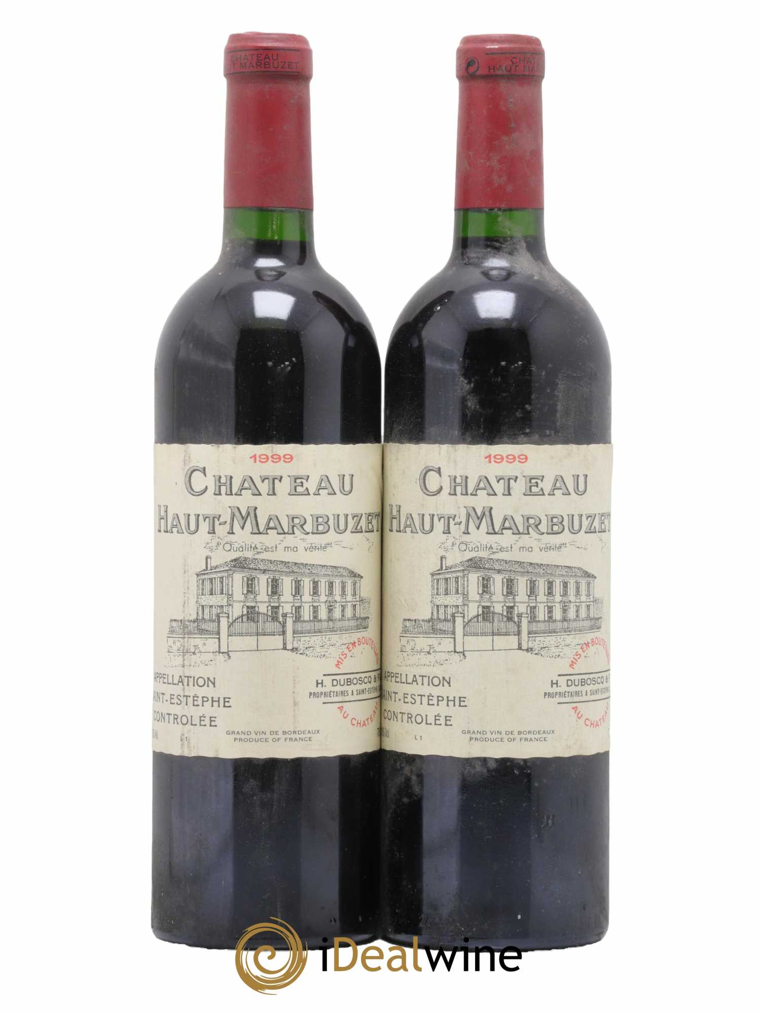 Château Haut Marbuzet 1999 - Lot de 2 bouteilles - 0
