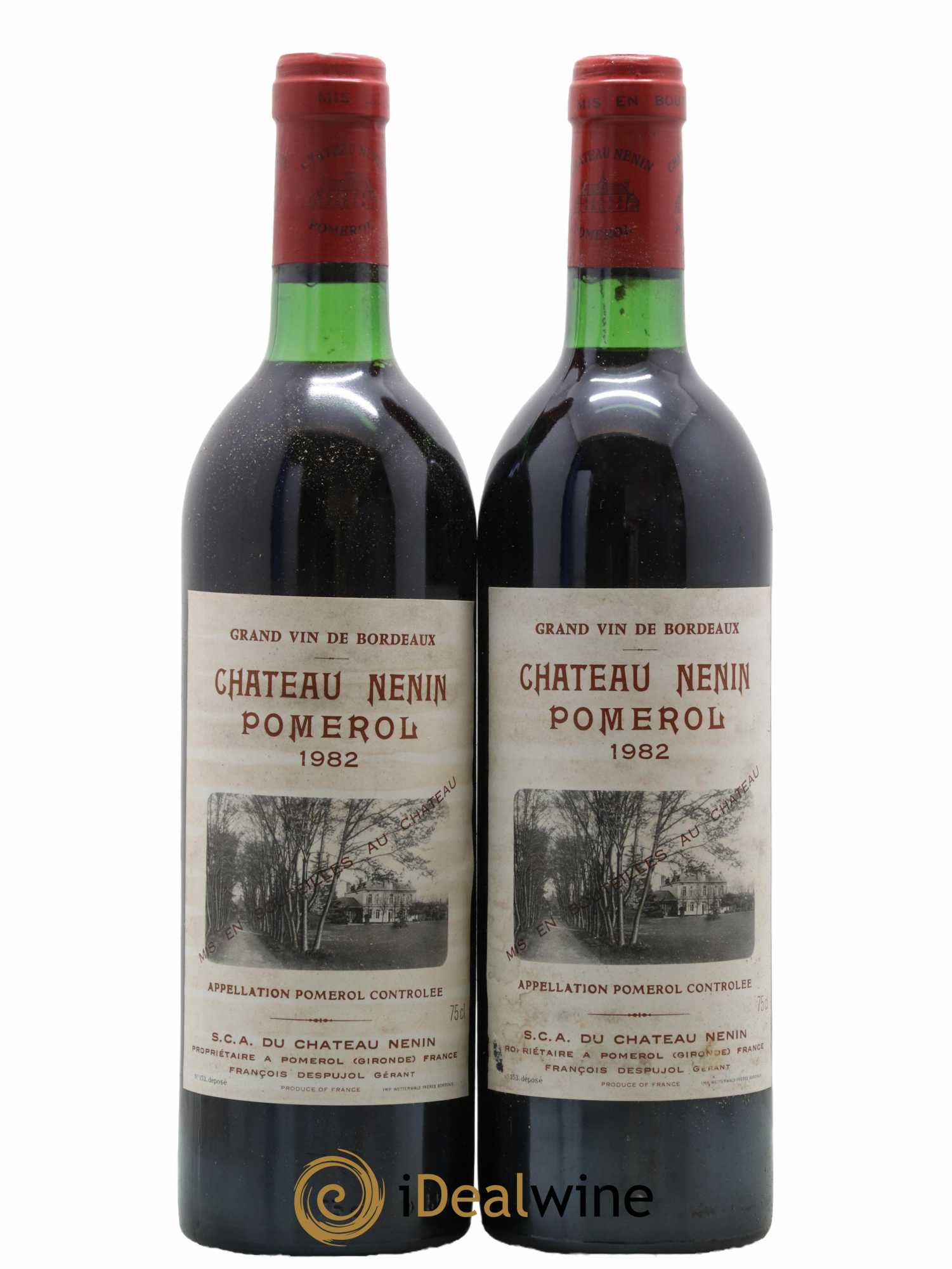 Château Nenin 1982 - Lot de 2 bouteilles - 0