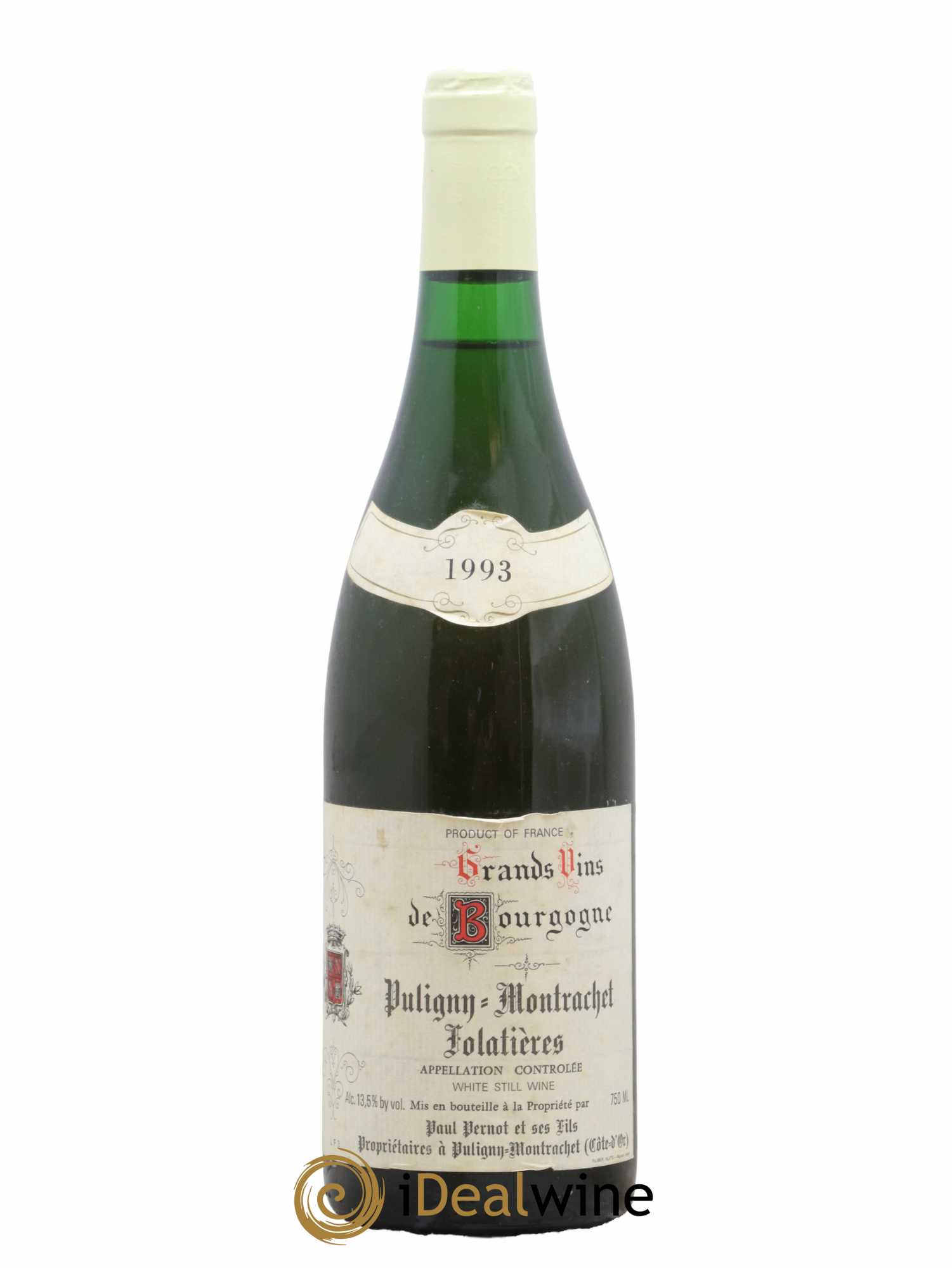 Puligny-Montrachet 1er Cru Folatières Paul Pernot 1993 - Lot de 1 bouteille - 0