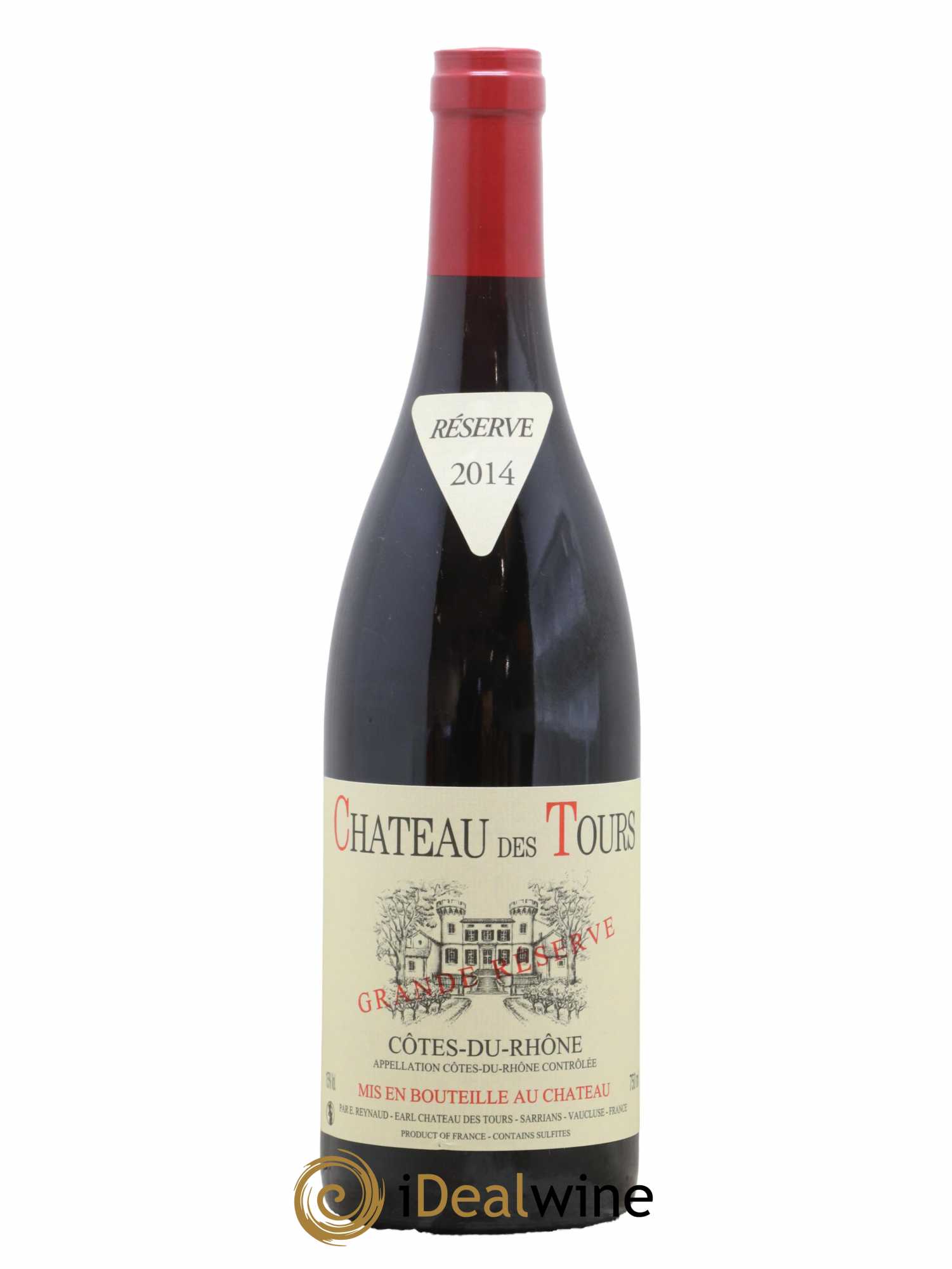 Côtes-du-Rhône Château des Tours Grande Réserve Emmanuel Reynaud 2014 - Lot de 1 bouteille - 0