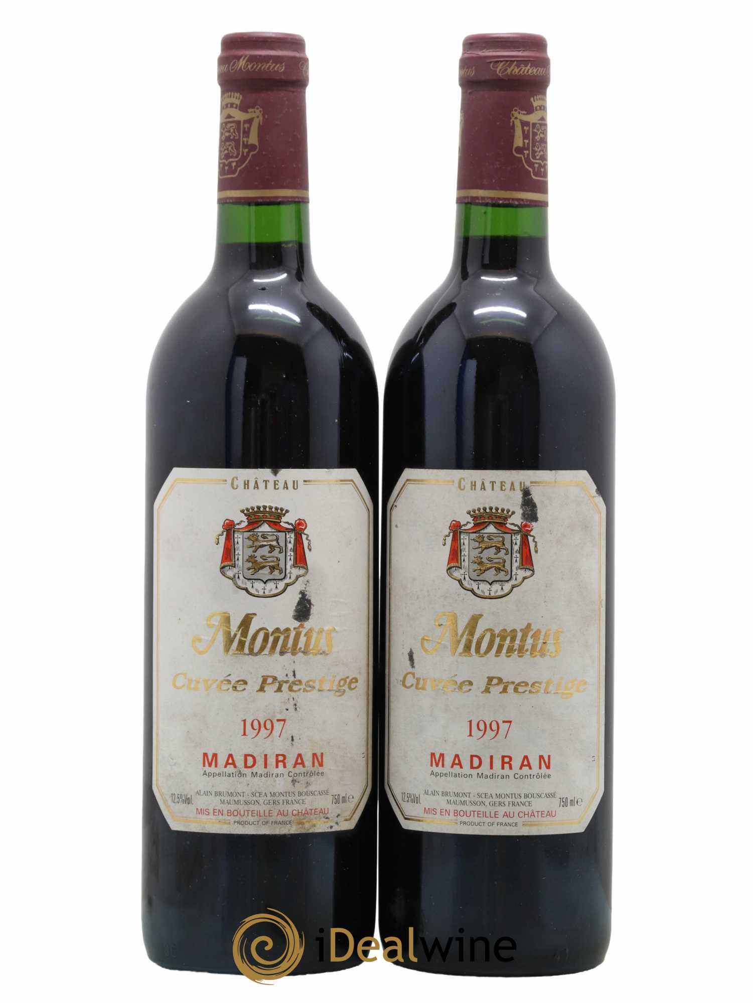 Madiran Château Montus-Prestige Alain Brumont 1997 - Lot de 2 bouteilles - 0