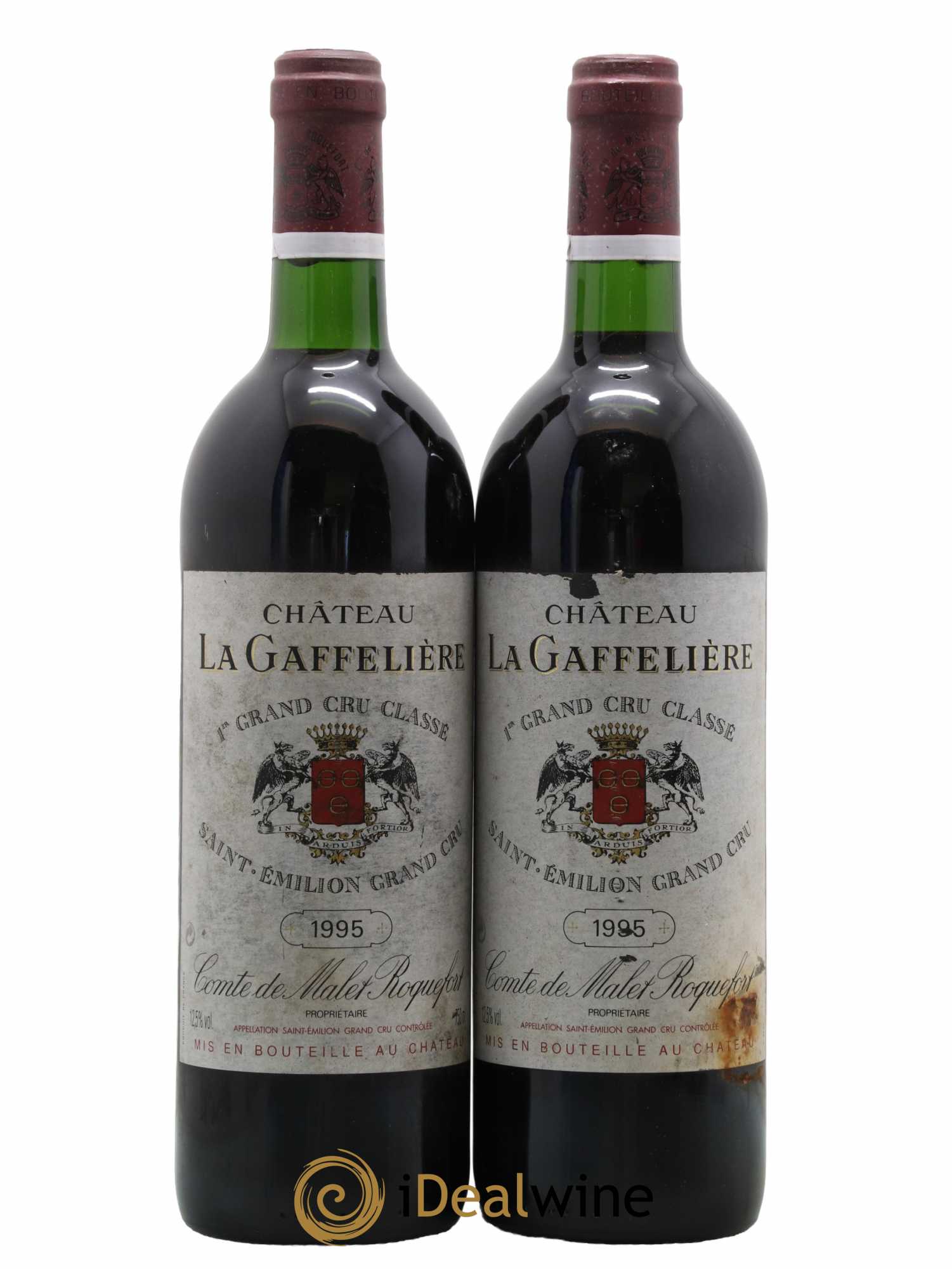 Château la Gaffelière 1er Grand Cru Classé B 1995 - Lot de 2 bouteilles - 0