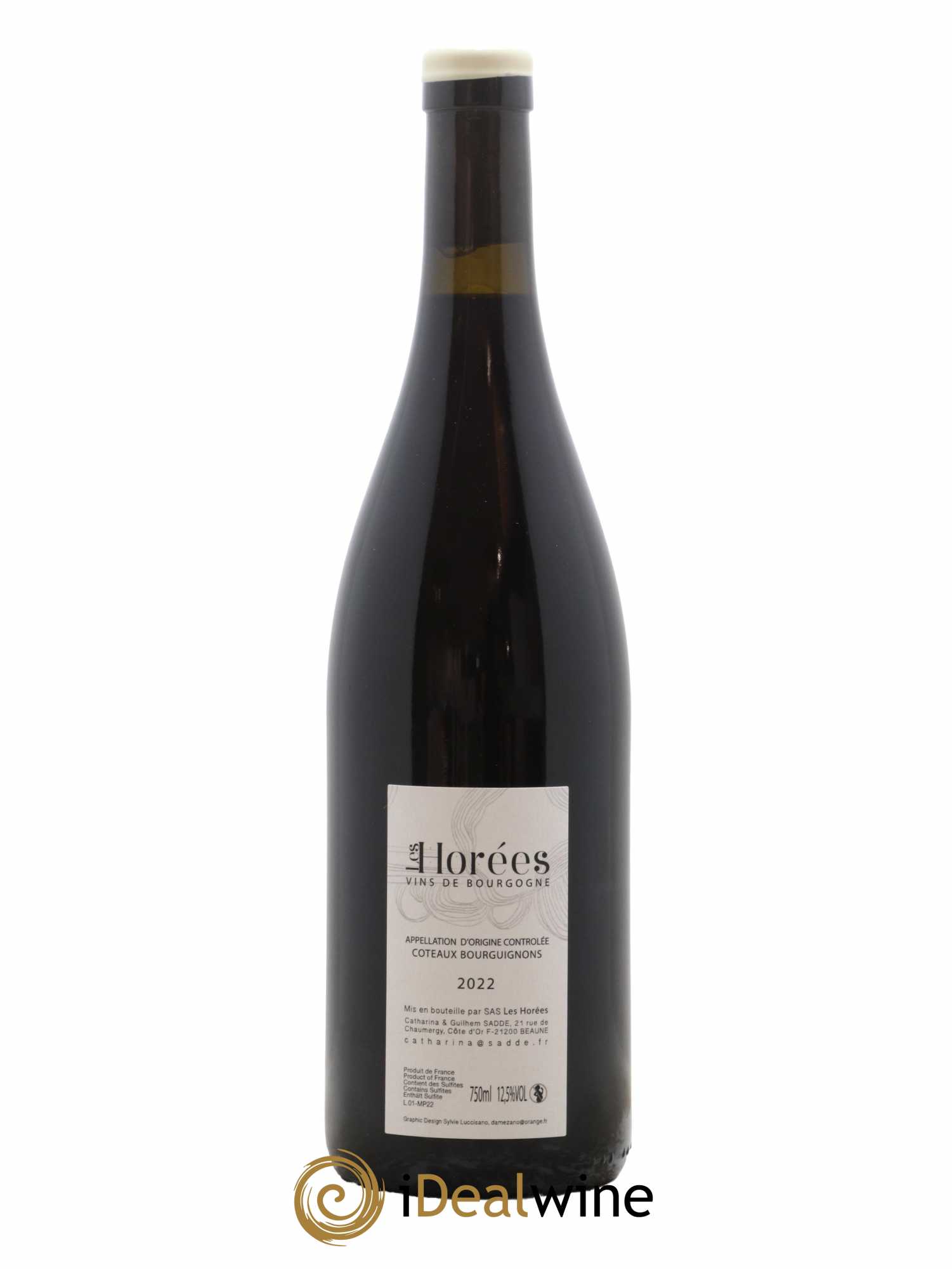 Coteaux Bourguignons Mon Poulain Les Horées 2022 - Lot de 1 bouteille - 1