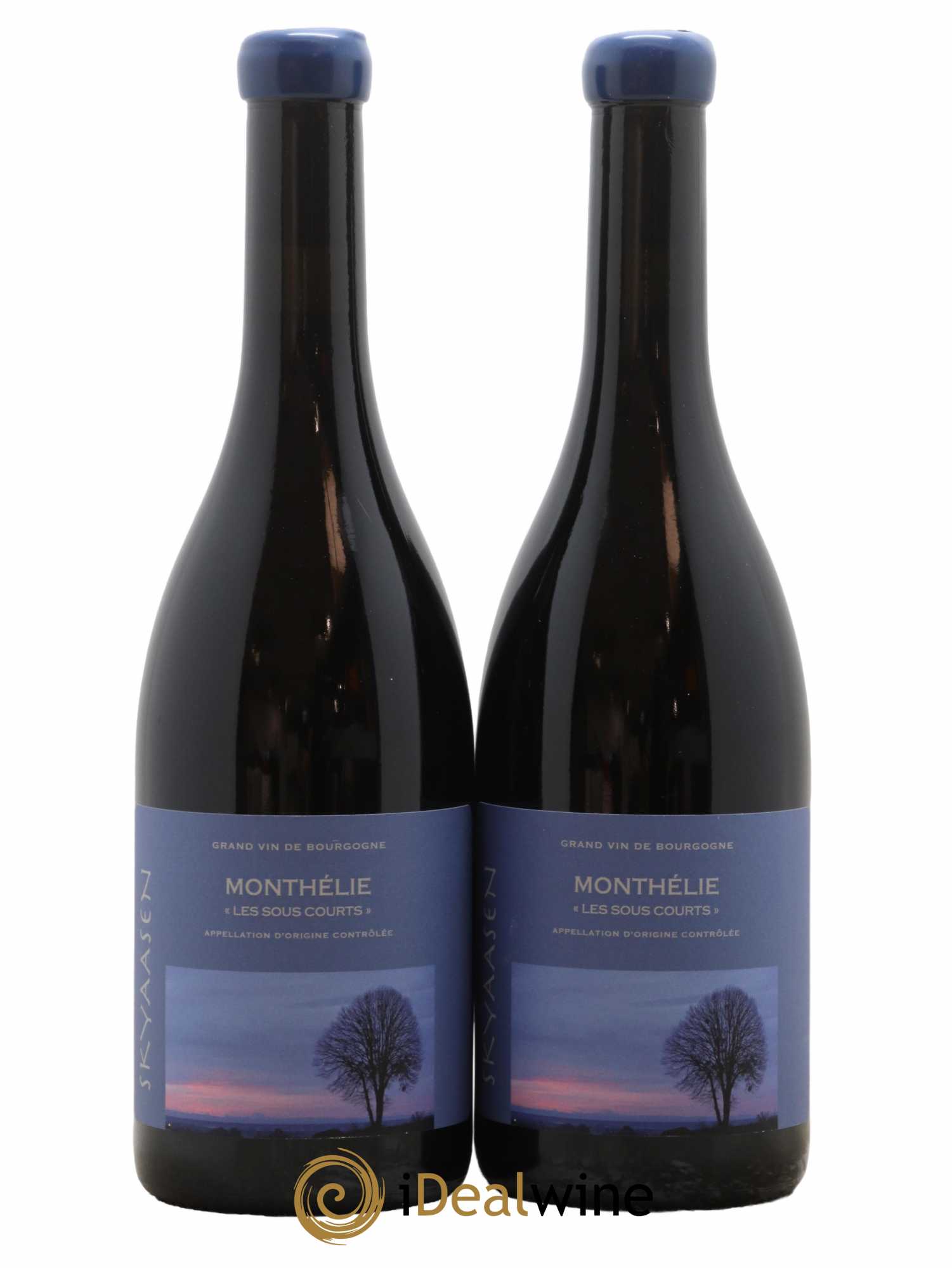 Monthélie Les Sous Courts Maison Skyaasen 2021 - Lot de 2 bouteilles - 0