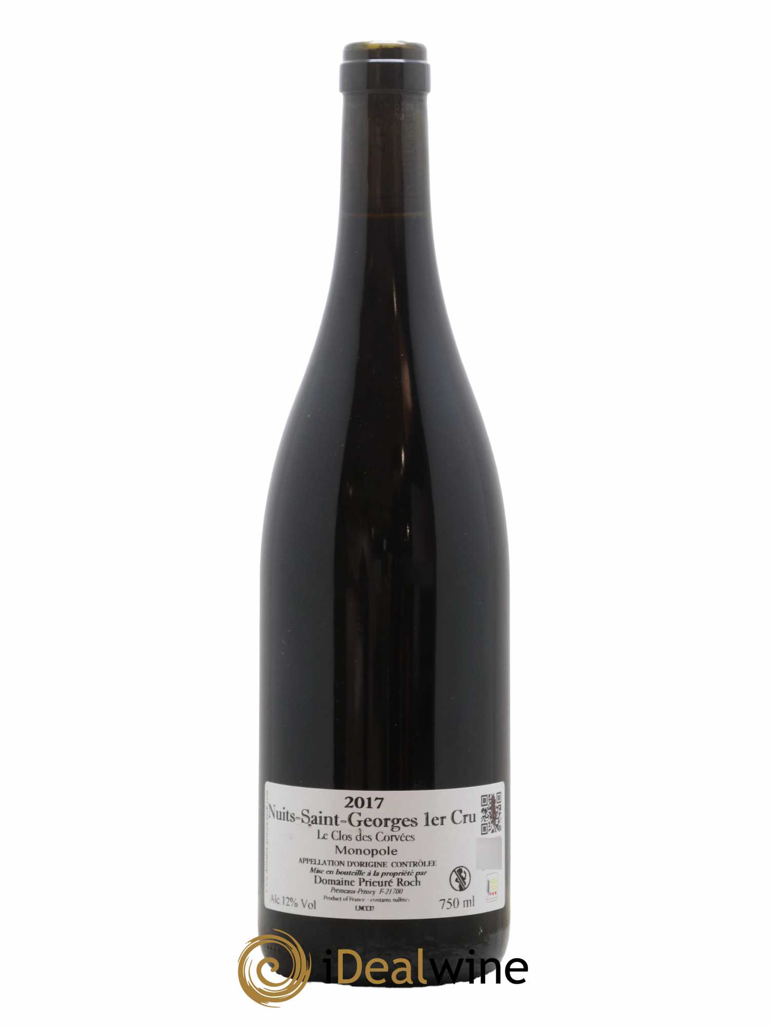 Nuits-Saint-Georges 1er Cru Le Clos des Corvées Prieuré Roch 2017 - Lot de 1 bouteille - 1