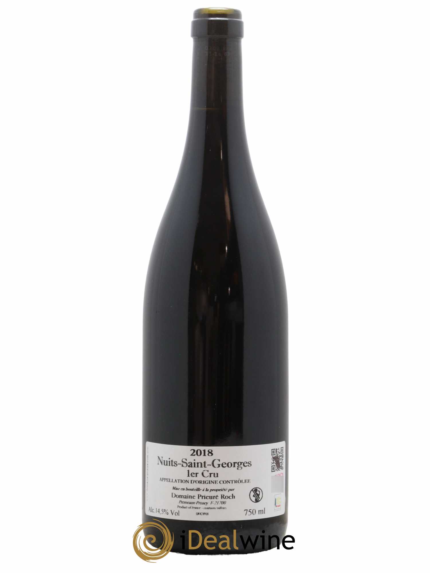Nuits-Saint-Georges 1er Cru Vieilles Vignes Prieuré Roch 2018 - Lot de 1 bouteille - 1