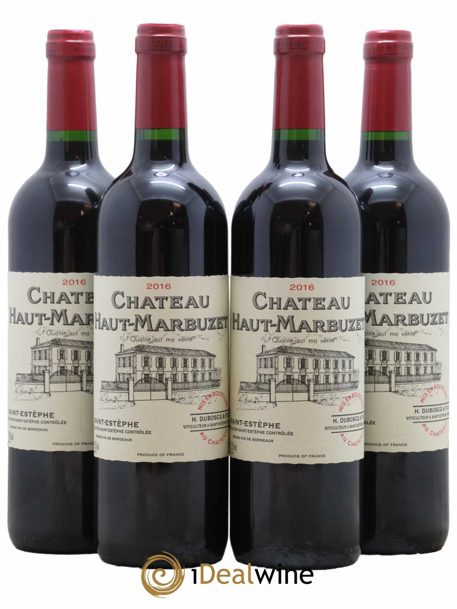 Château Haut Marbuzet 2016 - Lot de 4 bouteilles - 0