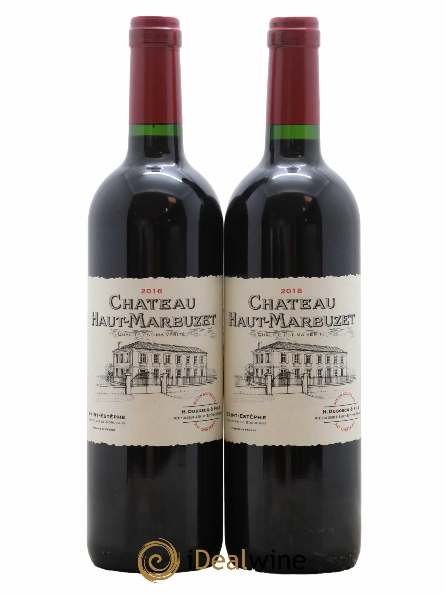 Château Haut Marbuzet 2018 - Lot de 2 bouteilles - 0