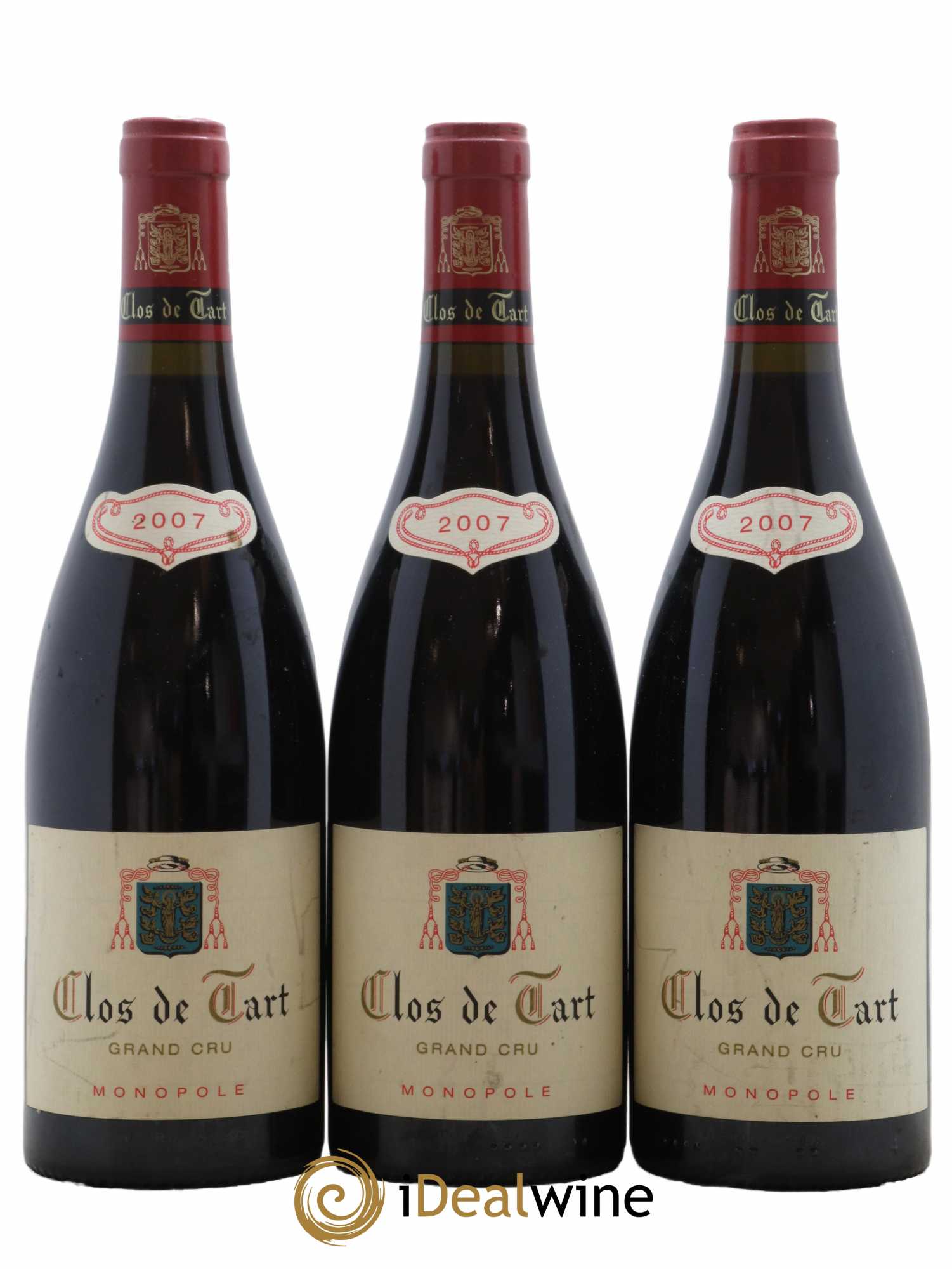 Clos de Tart Grand Cru Clos de Tart 2007 - Lot de 3 bouteilles - 0