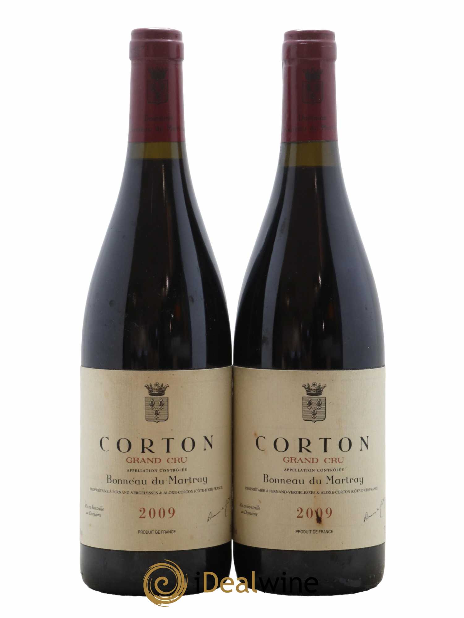 Corton Grand Cru Bonneau du Martray (Domaine) 2009 - Lot de 2 bouteilles - 0