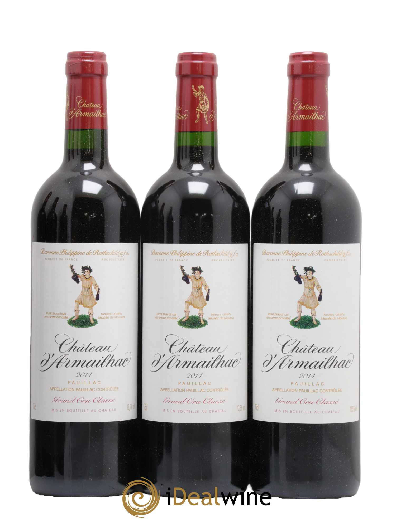 Château d' Armailhac - Mouton Baron(ne) Philippe 5ème Grand Cru Classé 2014 - Lot de 6 bouteilles - 1