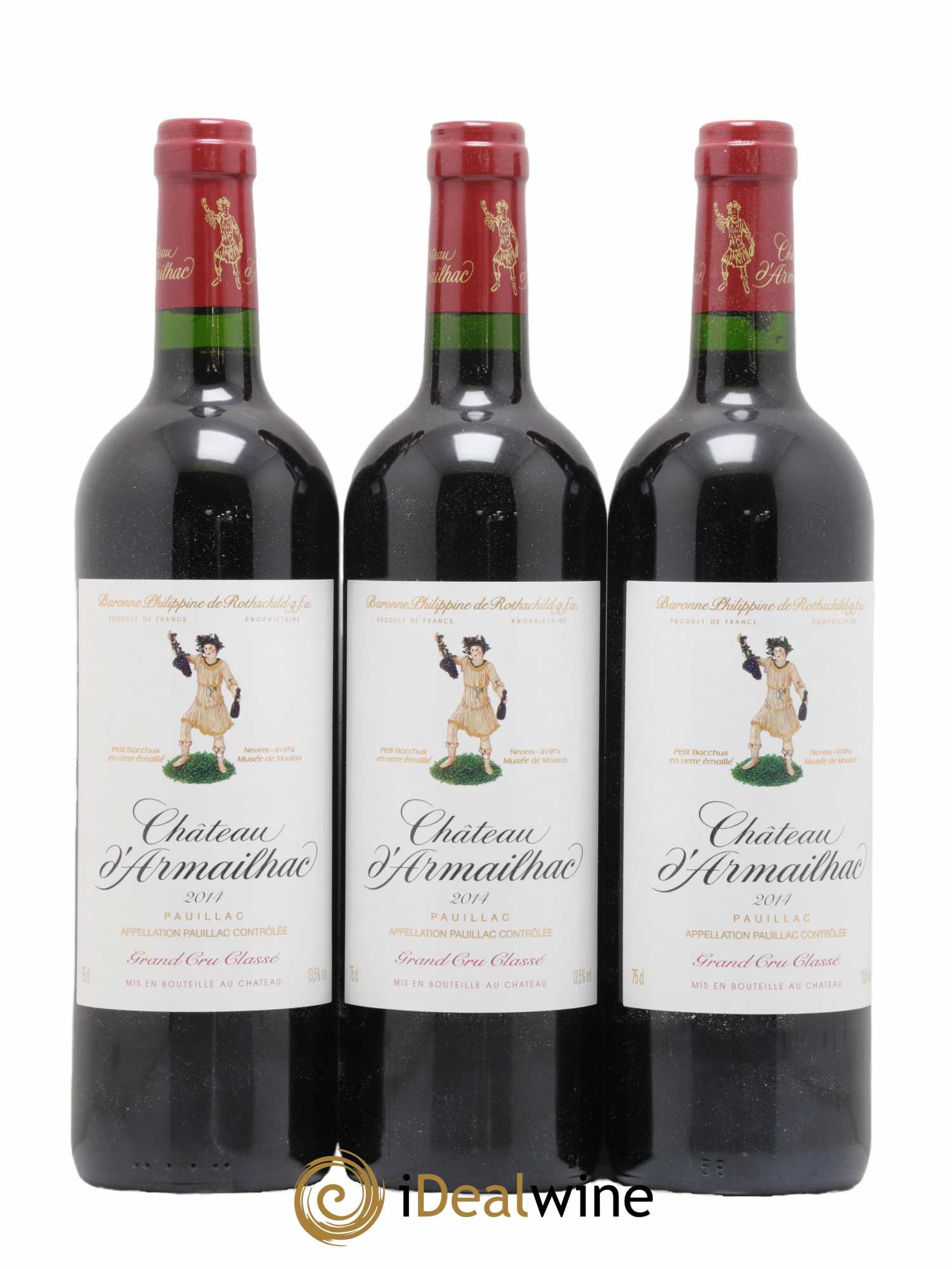 Château d' Armailhac - Mouton Baron(ne) Philippe 5ème Grand Cru Classé 2014 - Lot de 6 bouteilles - 2