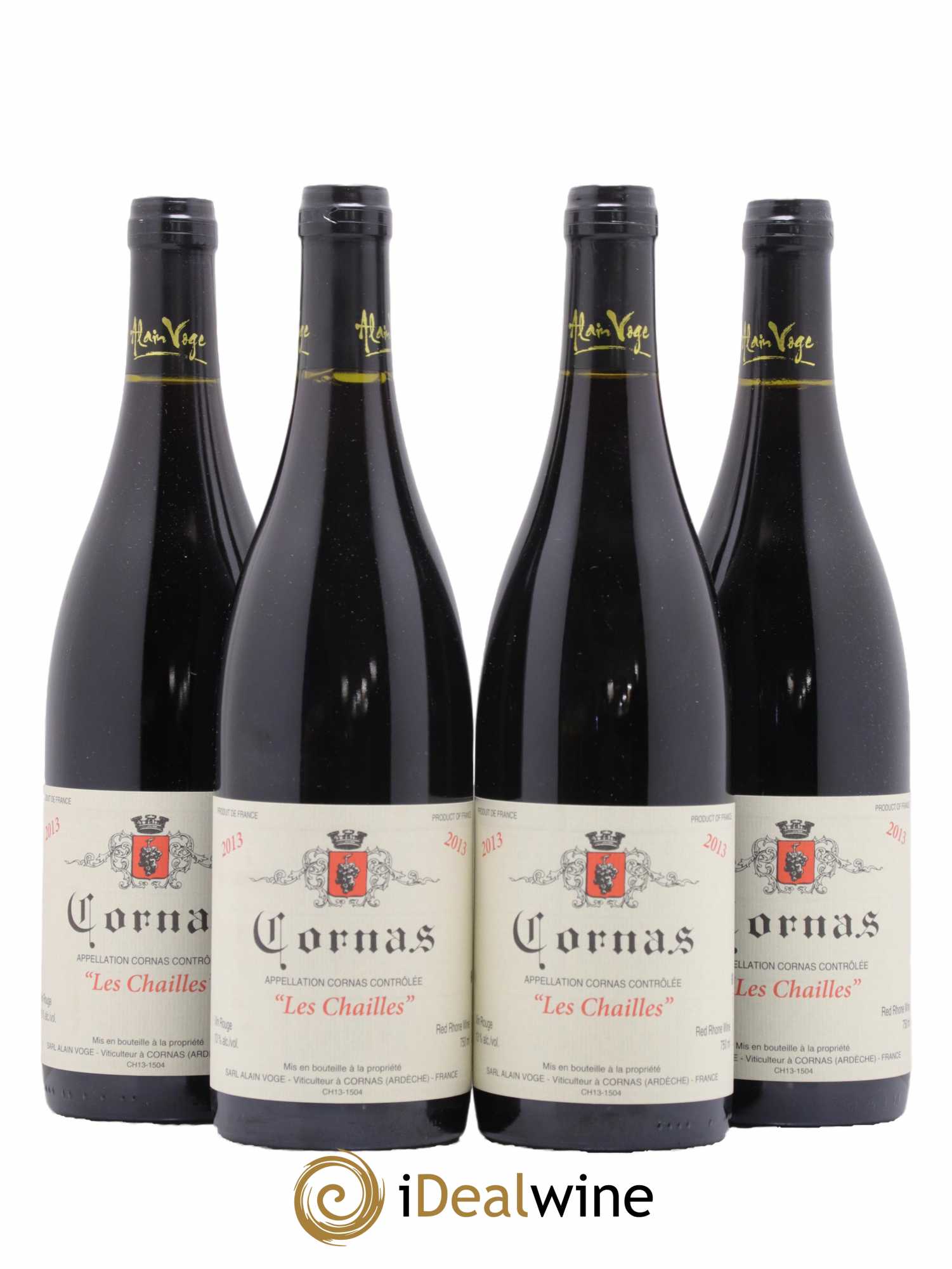Cornas Les Chailles Alain Voge (Domaine) 2013 - Lot de 4 bouteilles - 0