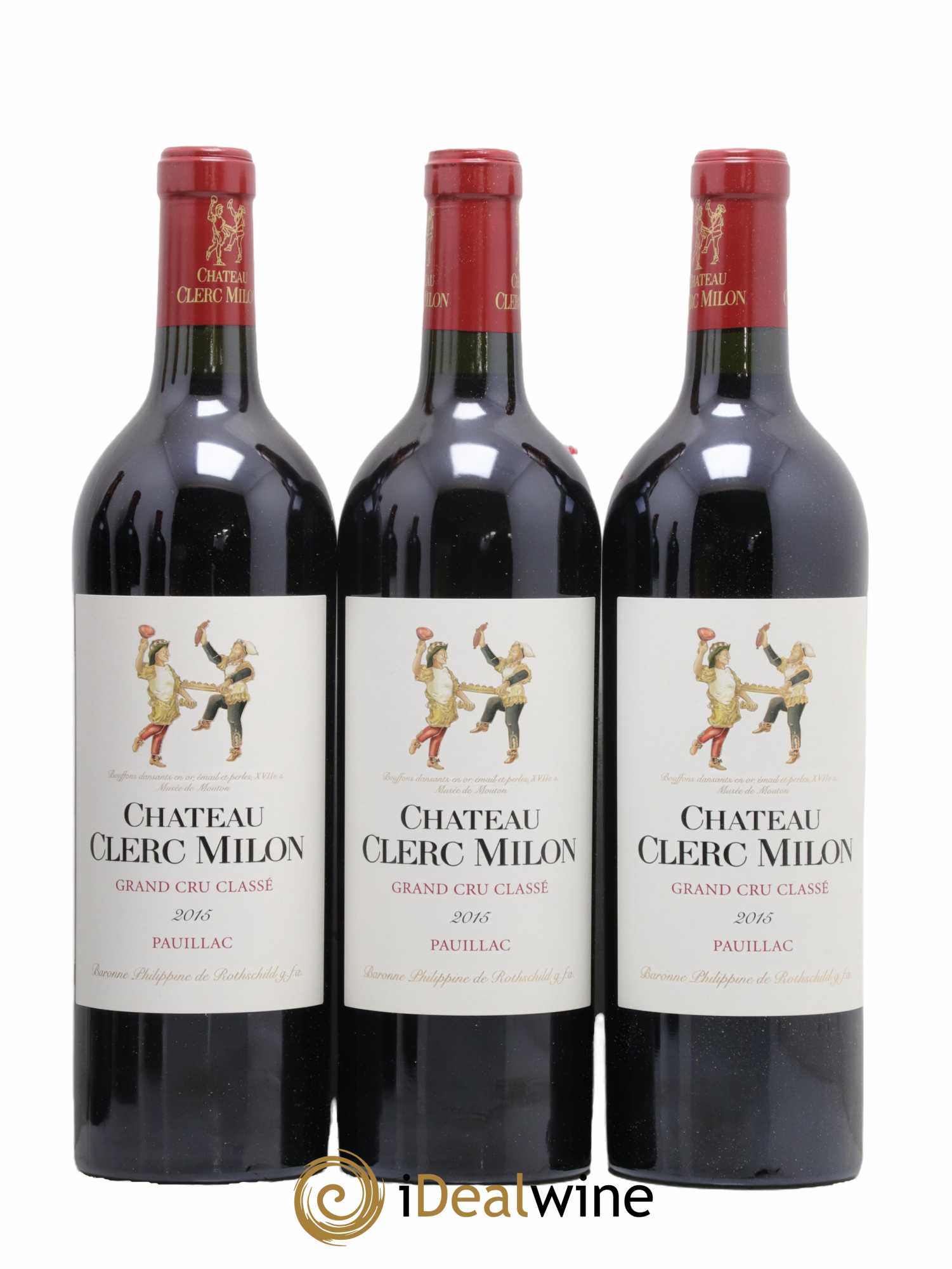 Château Clerc Milon 5ème Grand Cru Classé 2015 - Lot de 6 bouteilles - 1