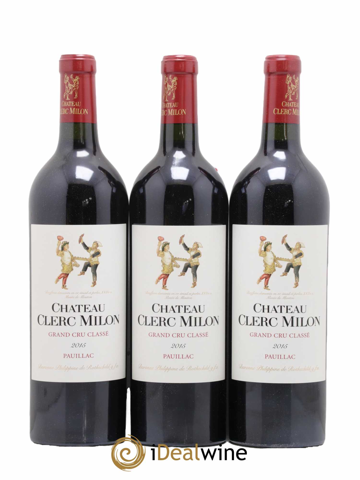 Château Clerc Milon 5ème Grand Cru Classé 2015 - Lot de 6 bouteilles - 2