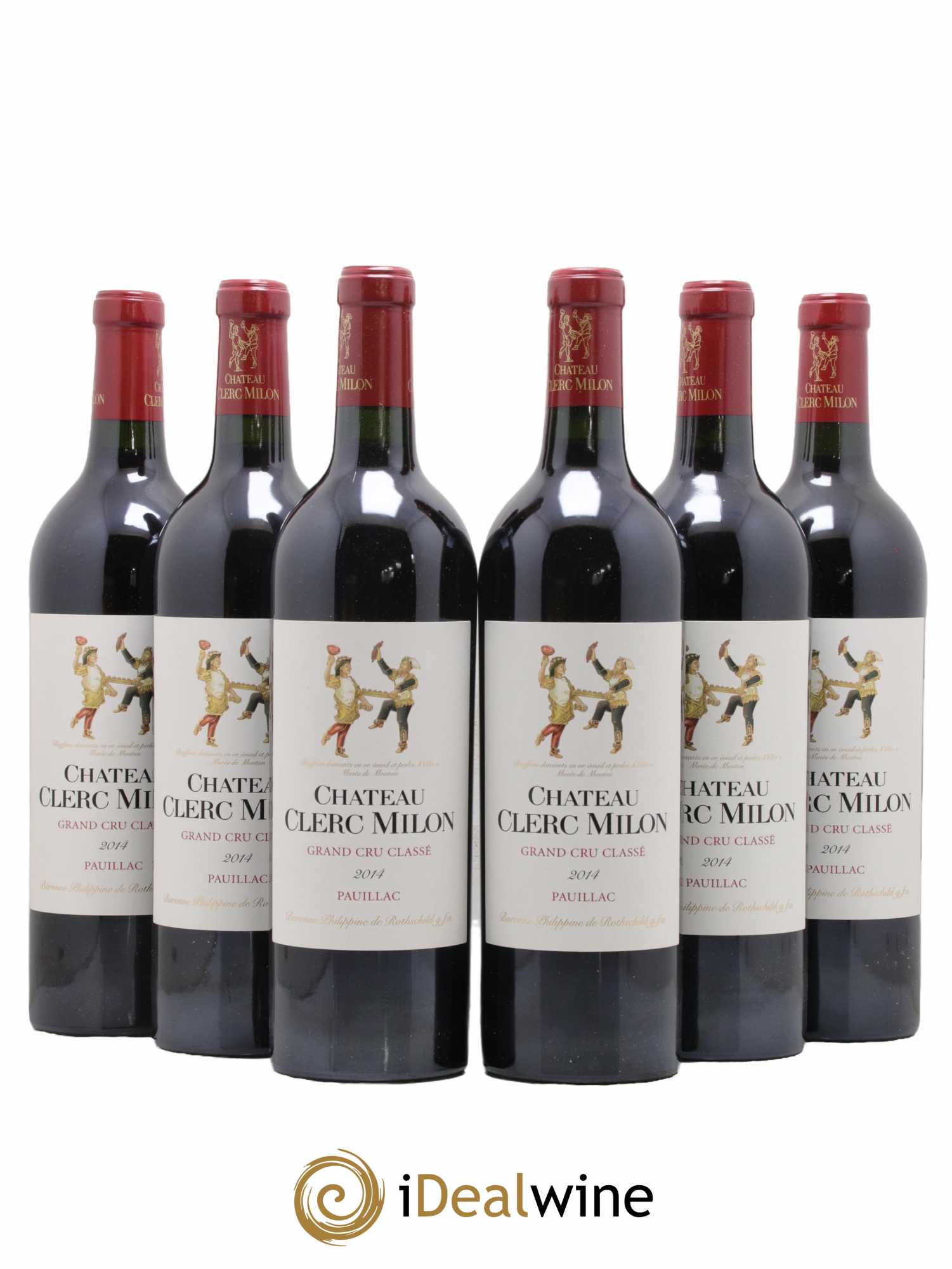 Château Clerc Milon 5ème Grand Cru Classé 2014 - Lot de 6 bouteilles - 0