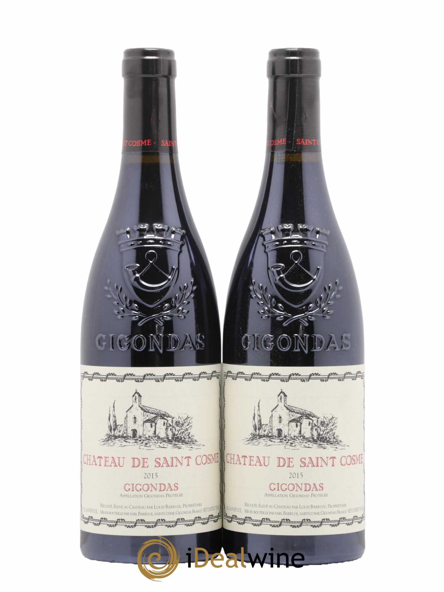 Gigondas Saint Cosme 2015 - Lot de 2 bouteilles - 0