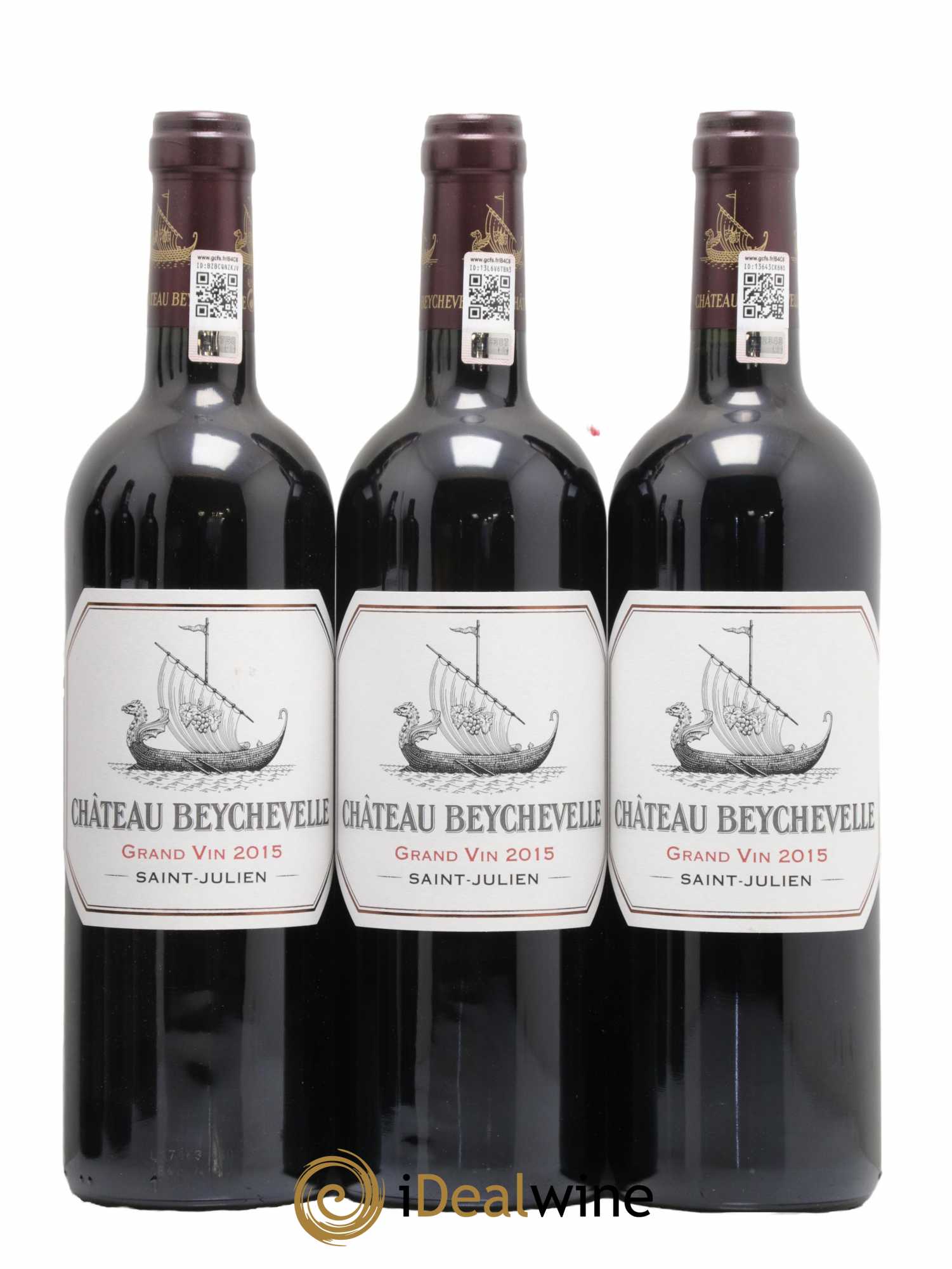 Château Beychevelle 4ème Grand Cru Classé 2015 - Lot de 6 bouteilles - 1