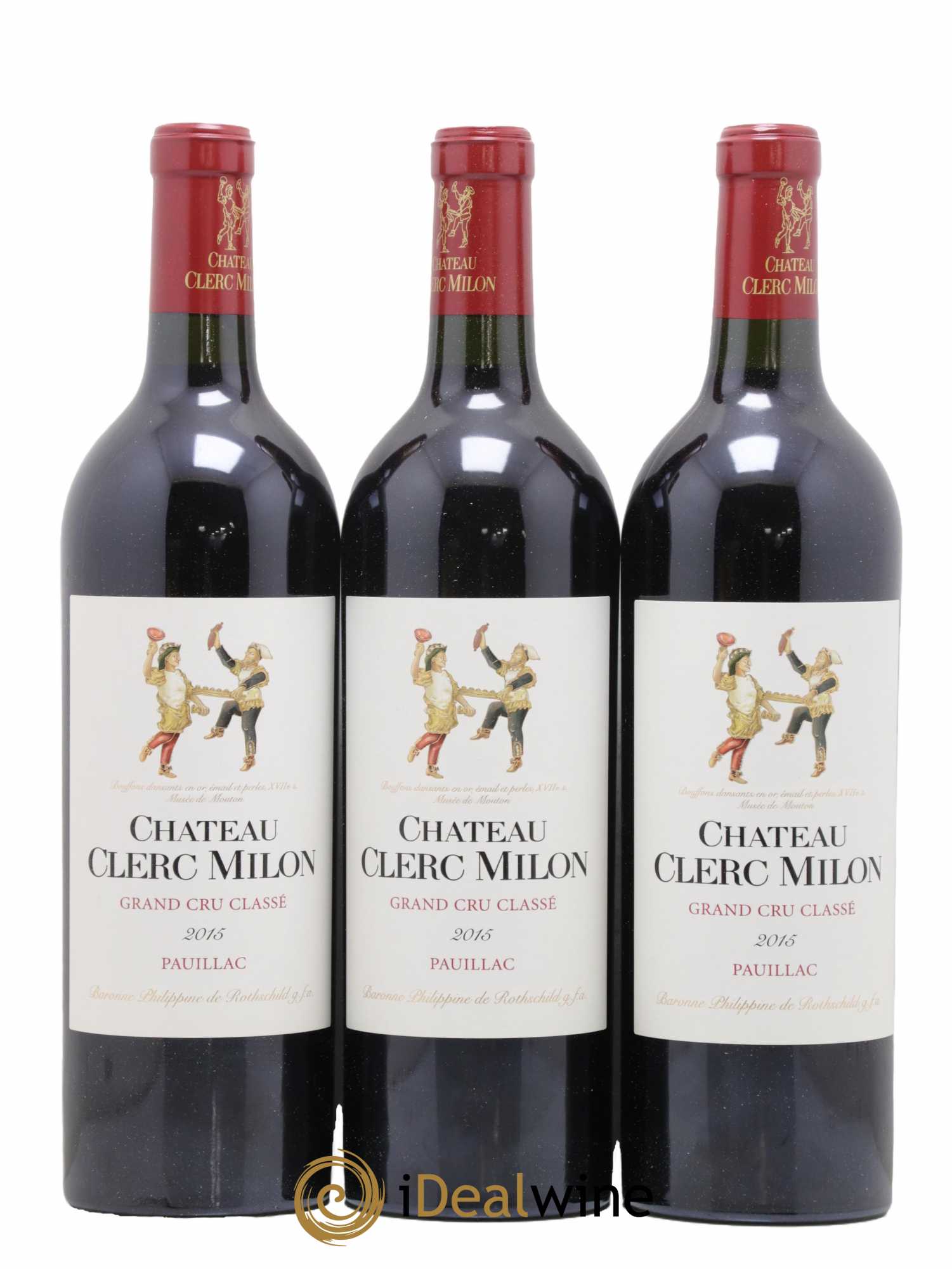 Château Clerc Milon 5ème Grand Cru Classé 2015 - Lot de 6 bouteilles - 2