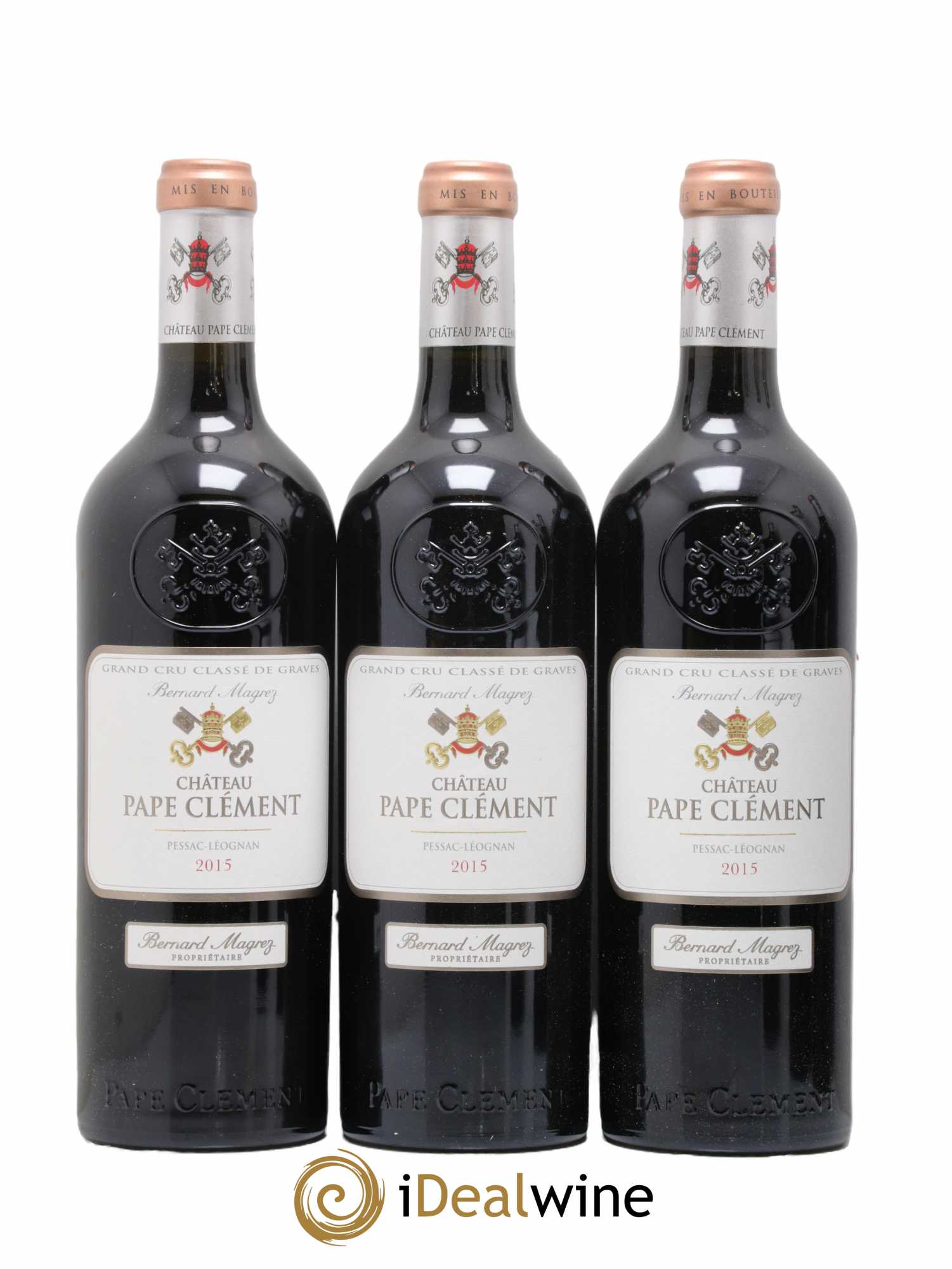 Château Pape Clément Cru Classé de Graves 2015 - Lot de 6 bouteilles - 1
