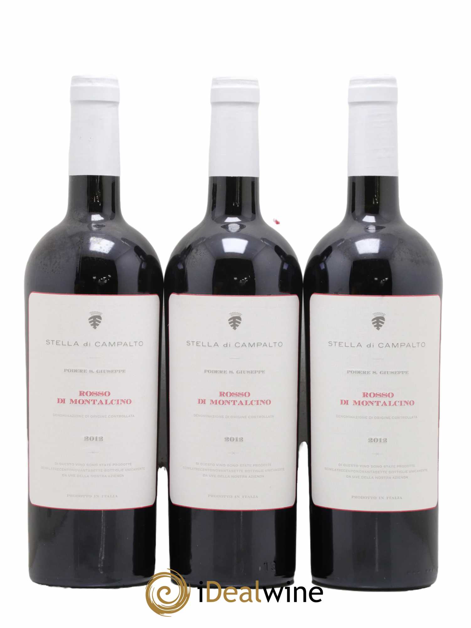 Rosso di Montalcino DOC Stella di Campalto Podere S. Giuseppe 2012 - Lot de 3 bouteilles - 0