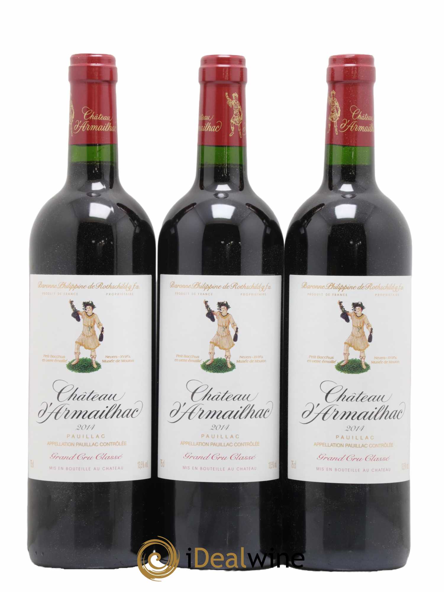 Château d' Armailhac - Mouton Baron(ne) Philippe 5ème Grand Cru Classé 2014 - Lot de 6 bouteilles - 2