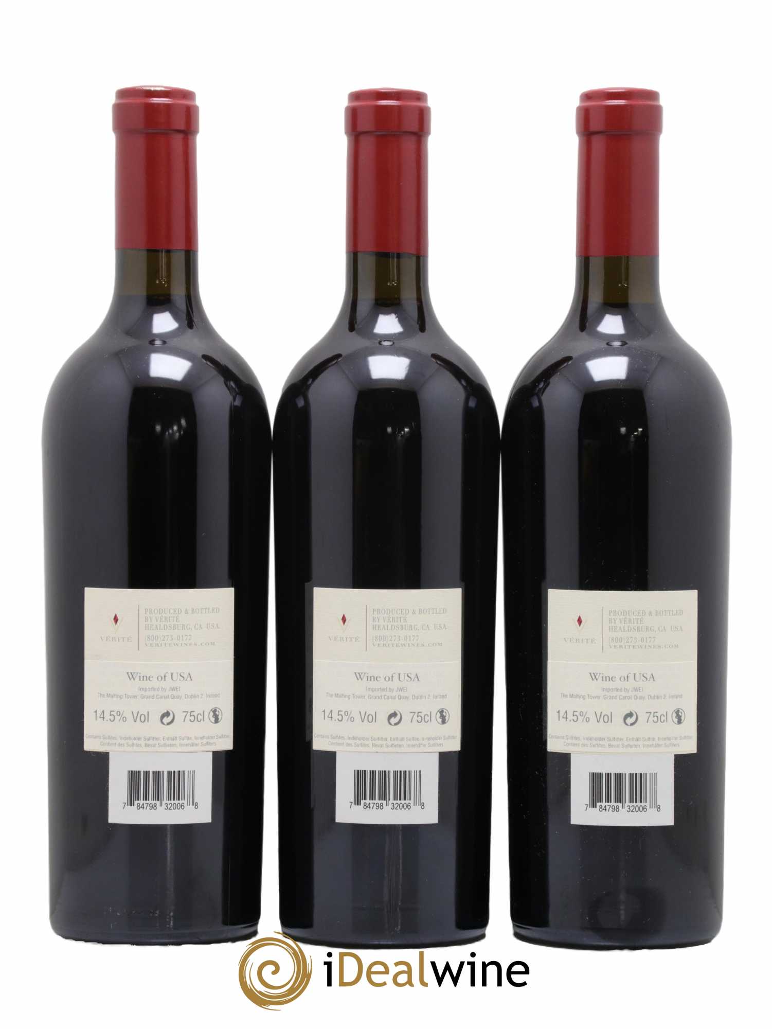 Sonoma Vérité Winery Le Désir 2008 - Lot de 3 bouteilles - 1