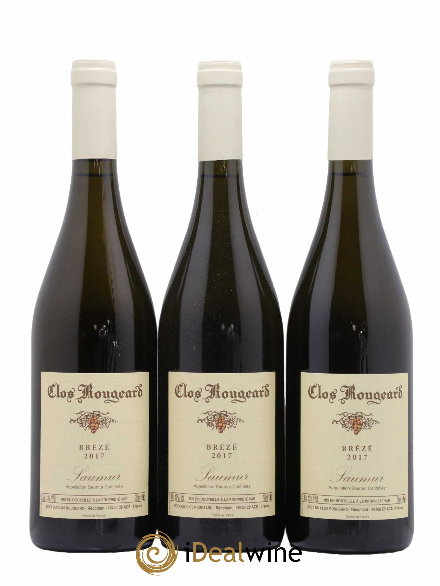 Saumur Brézé Clos Rougeard 2017 - Lot de 3 bouteilles - 0