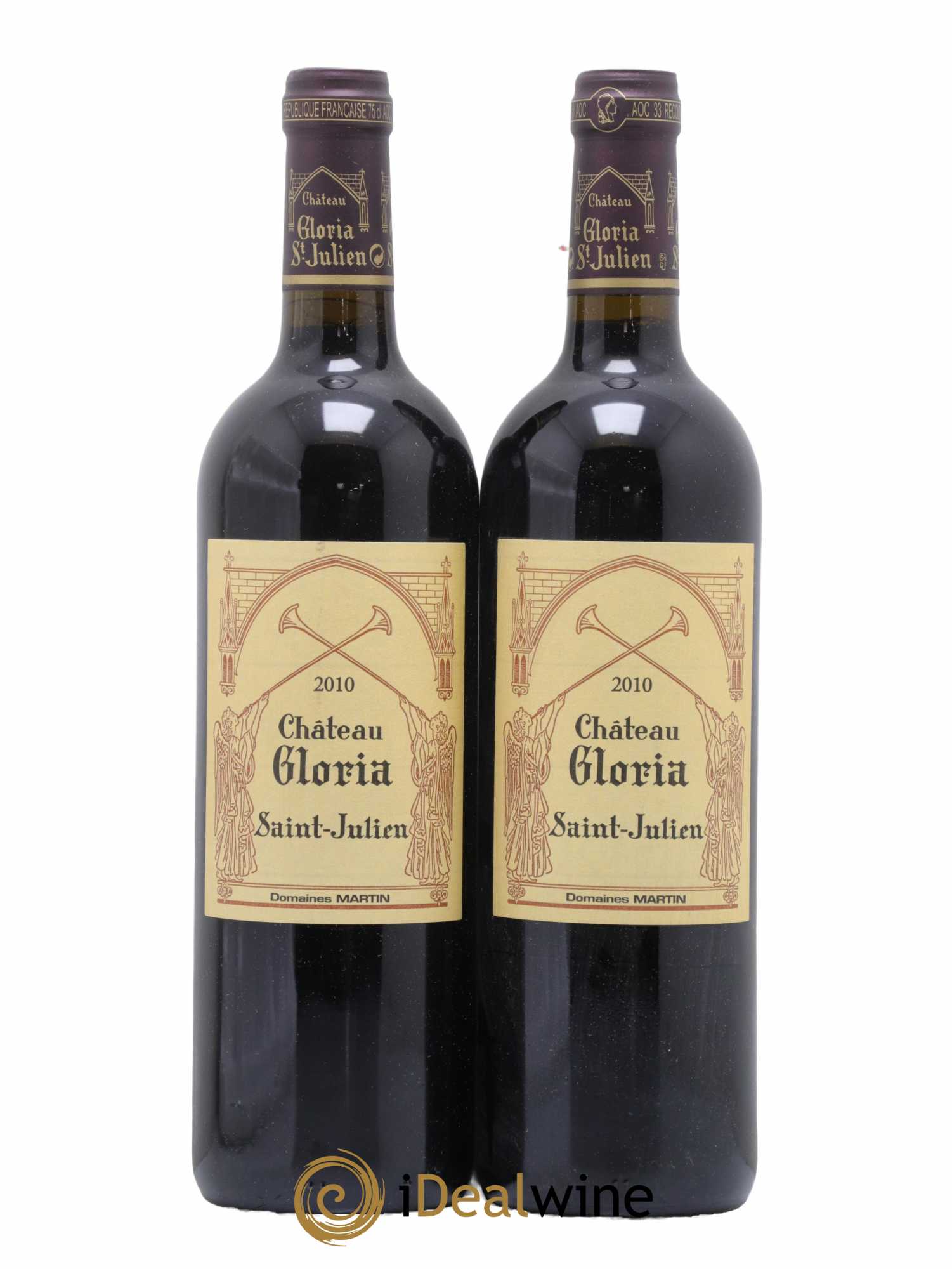 Château Gloria 2010 - Lot de 2 bouteilles - 0