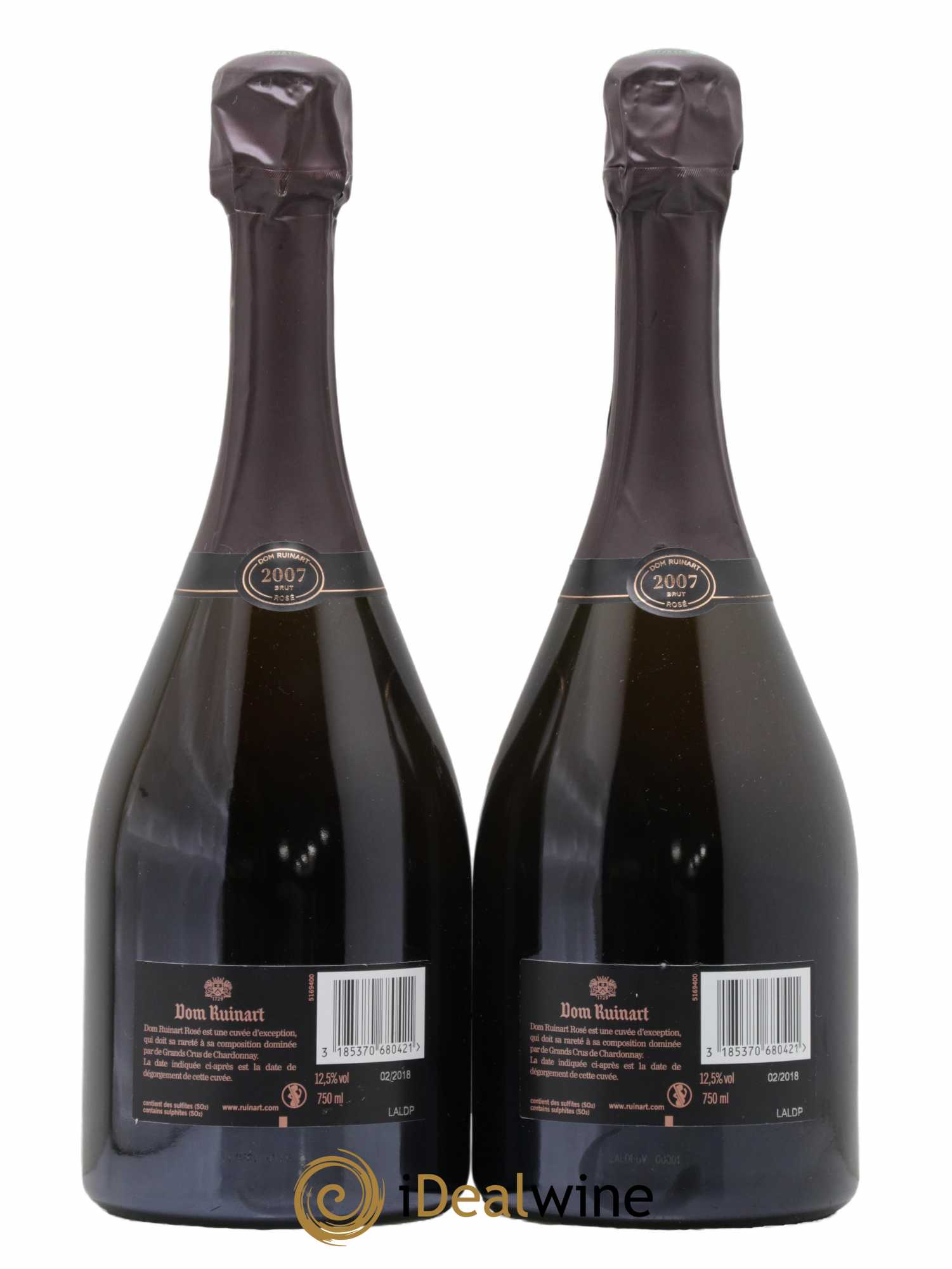 Dom Ruinart Brut Ruinart 2007 - Lot de 2 bouteilles - 1