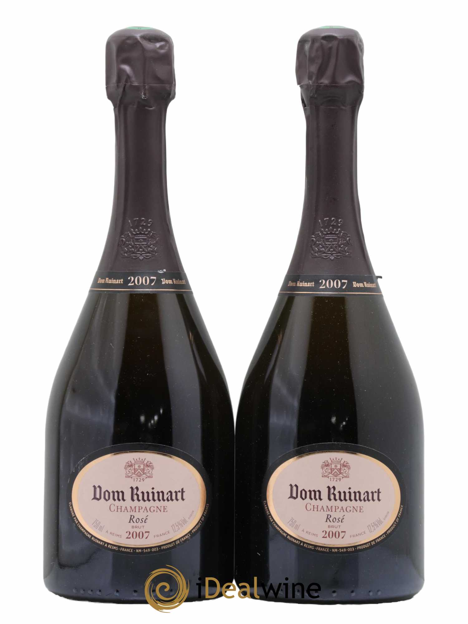 Dom Ruinart Brut Ruinart 2007 - Lot de 2 bouteilles - 0