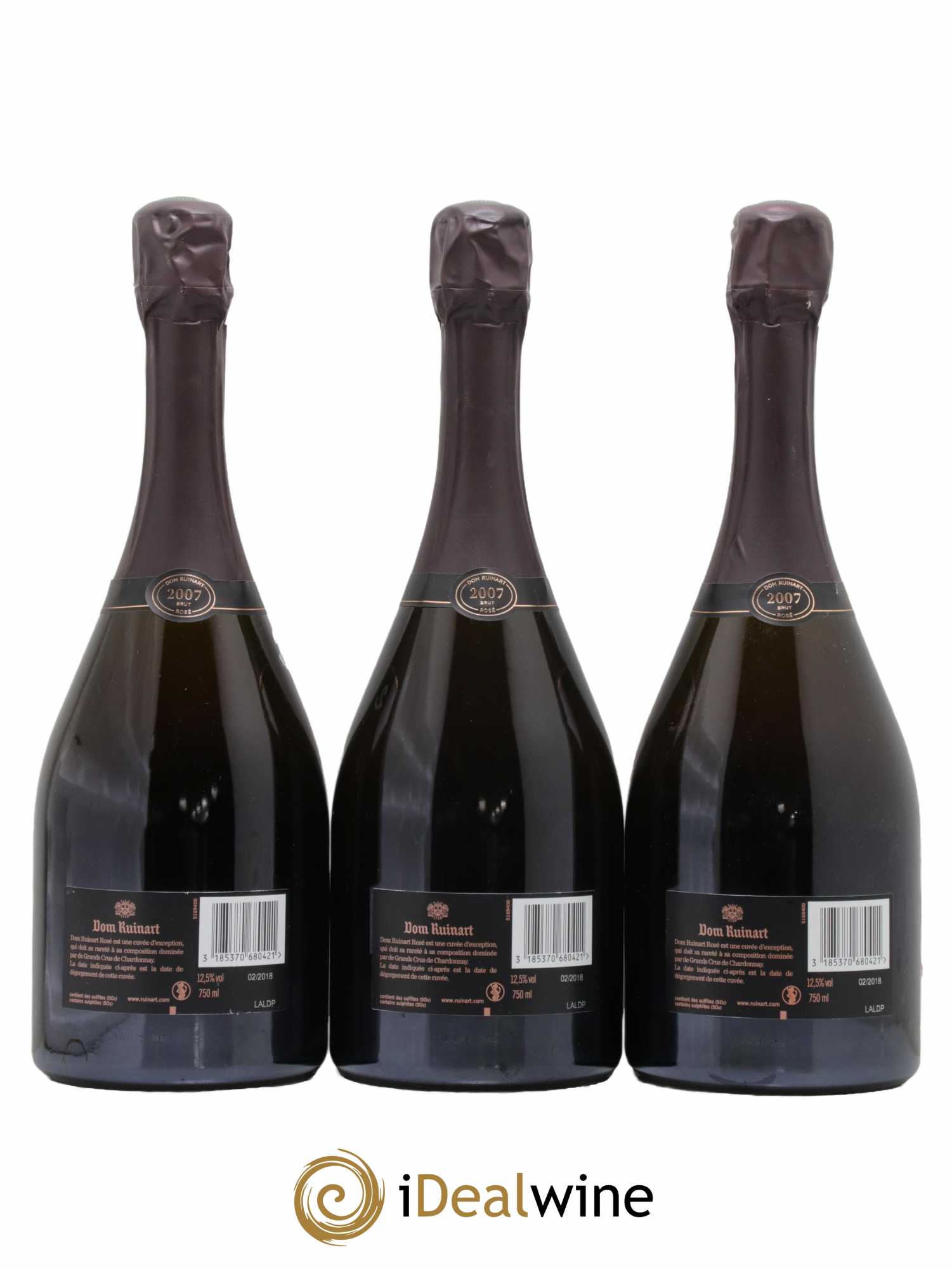 Dom Ruinart Brut Ruinart 2007 - Lot de 3 bouteilles - 1