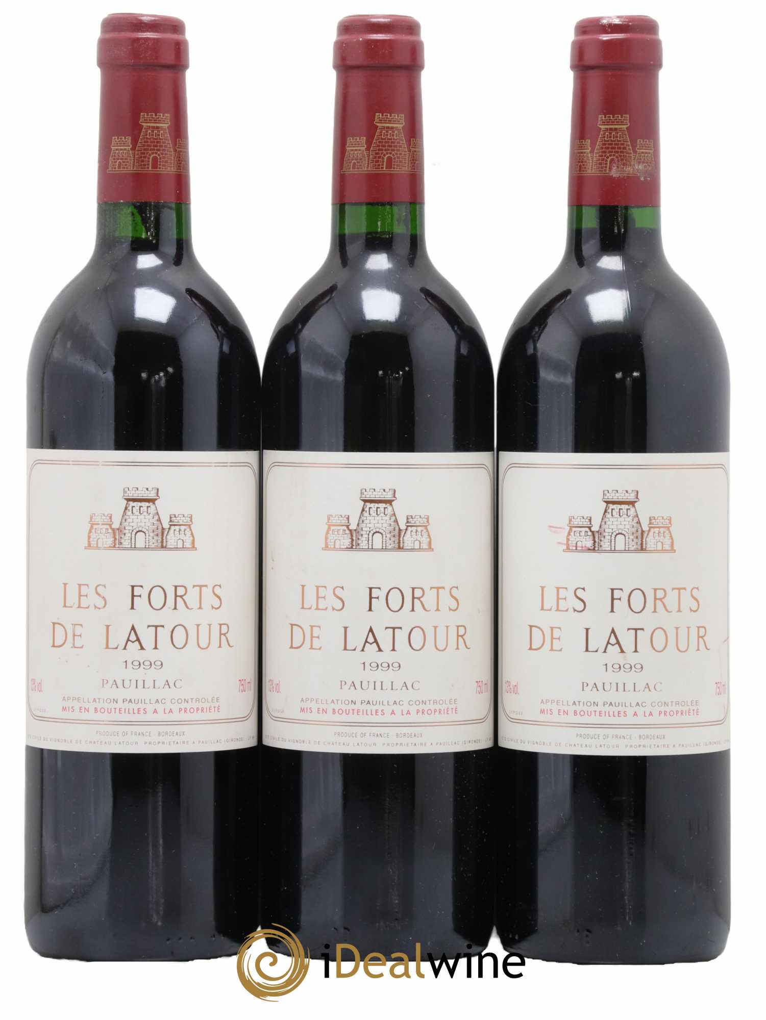 Les Forts de Latour Second Vin 1999 - Lot de 3 bouteilles - 0