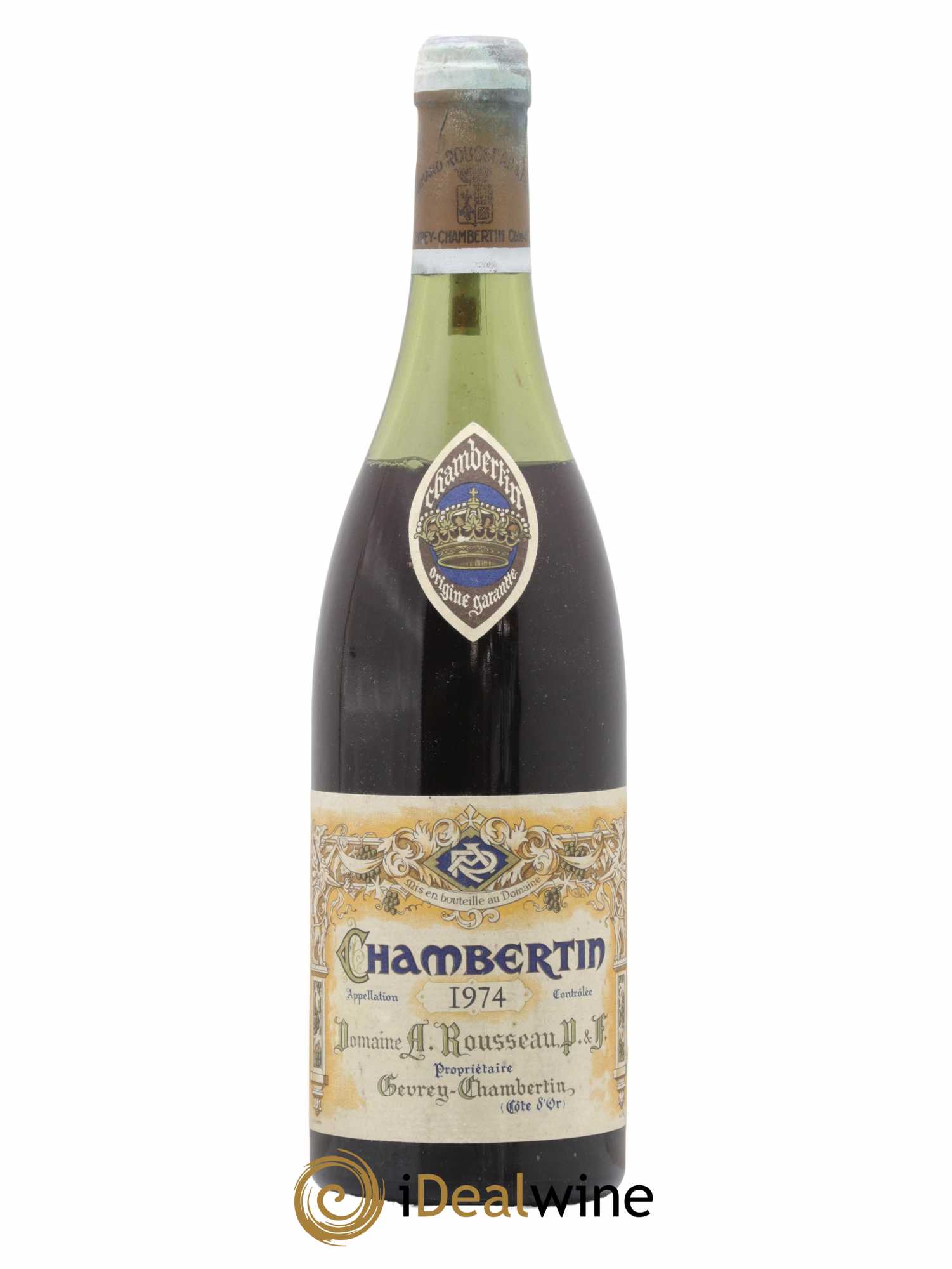 Chambertin Grand Cru Armand Rousseau (Domaine) 1974 - Lot de 1 bouteille - 0